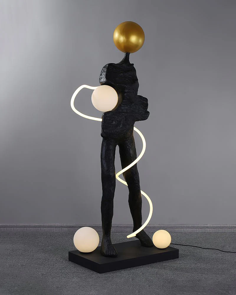 Everett Spiral Floor Lamp - Image 3