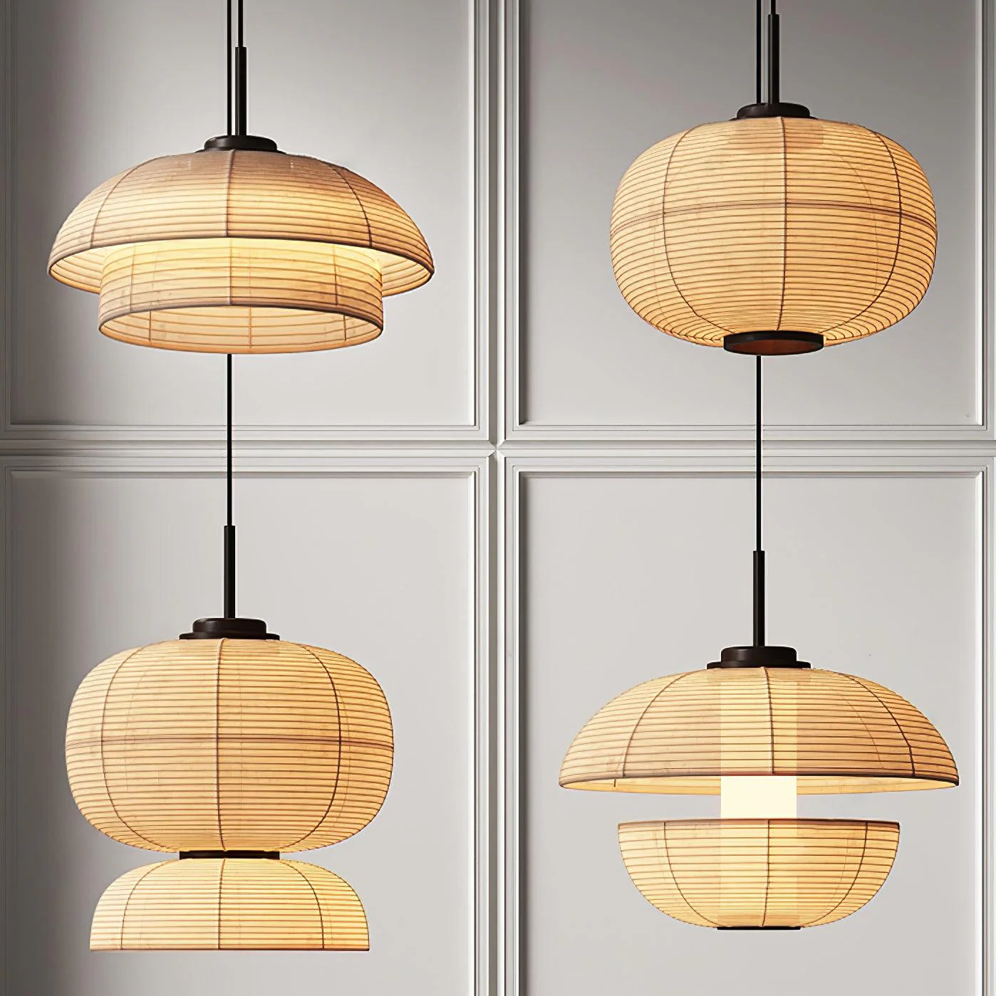 Fabric Art Hanging Lamp - Image 10