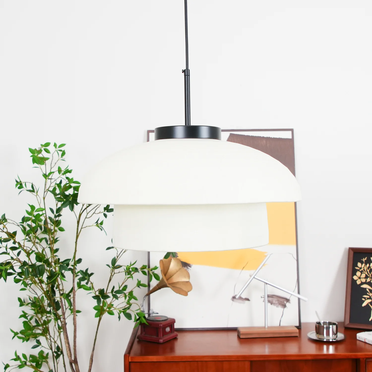 Fabric Art Hanging Lamp - Image 27