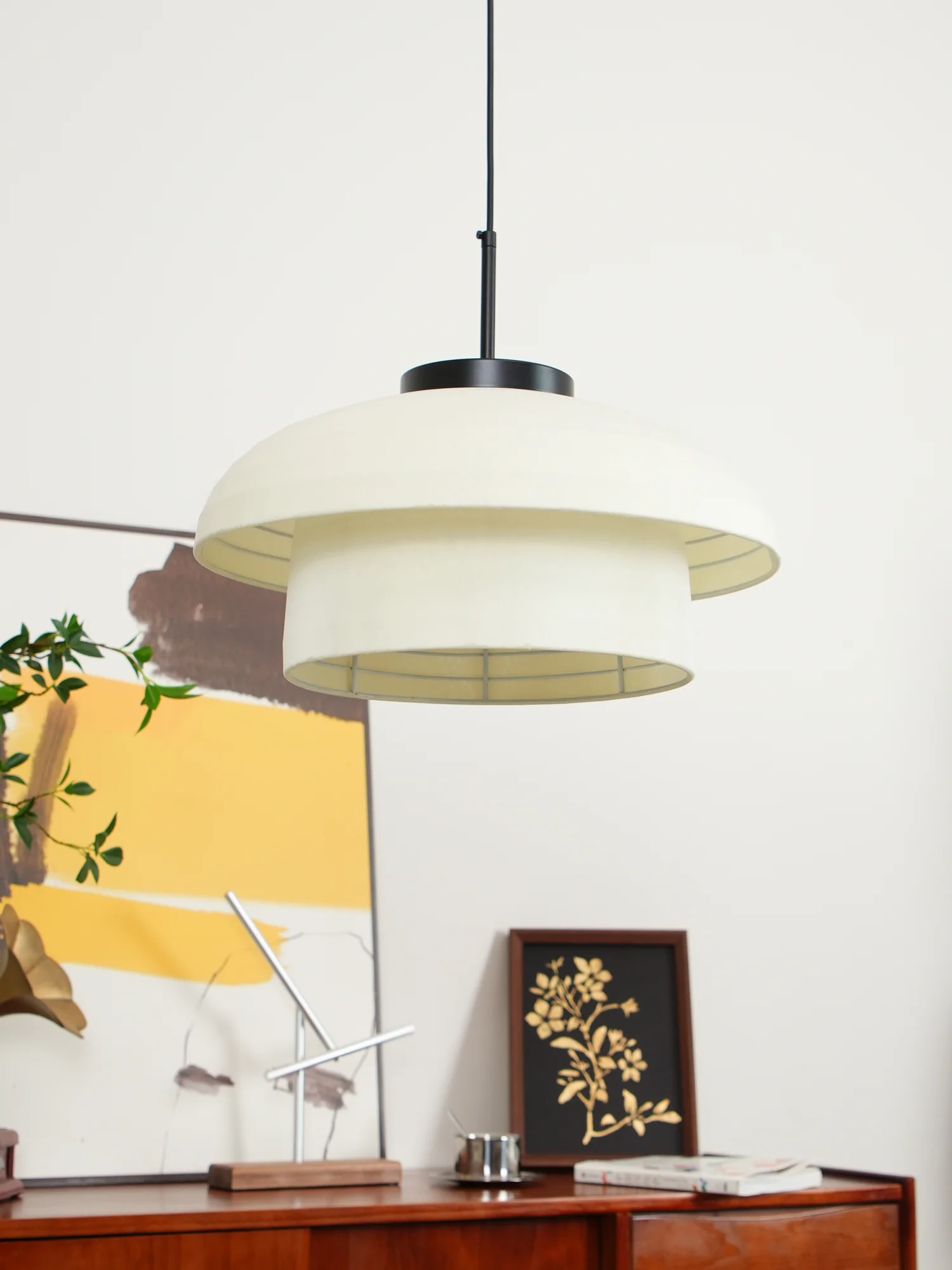 Fabric Art Hanging Lamp - Image 29