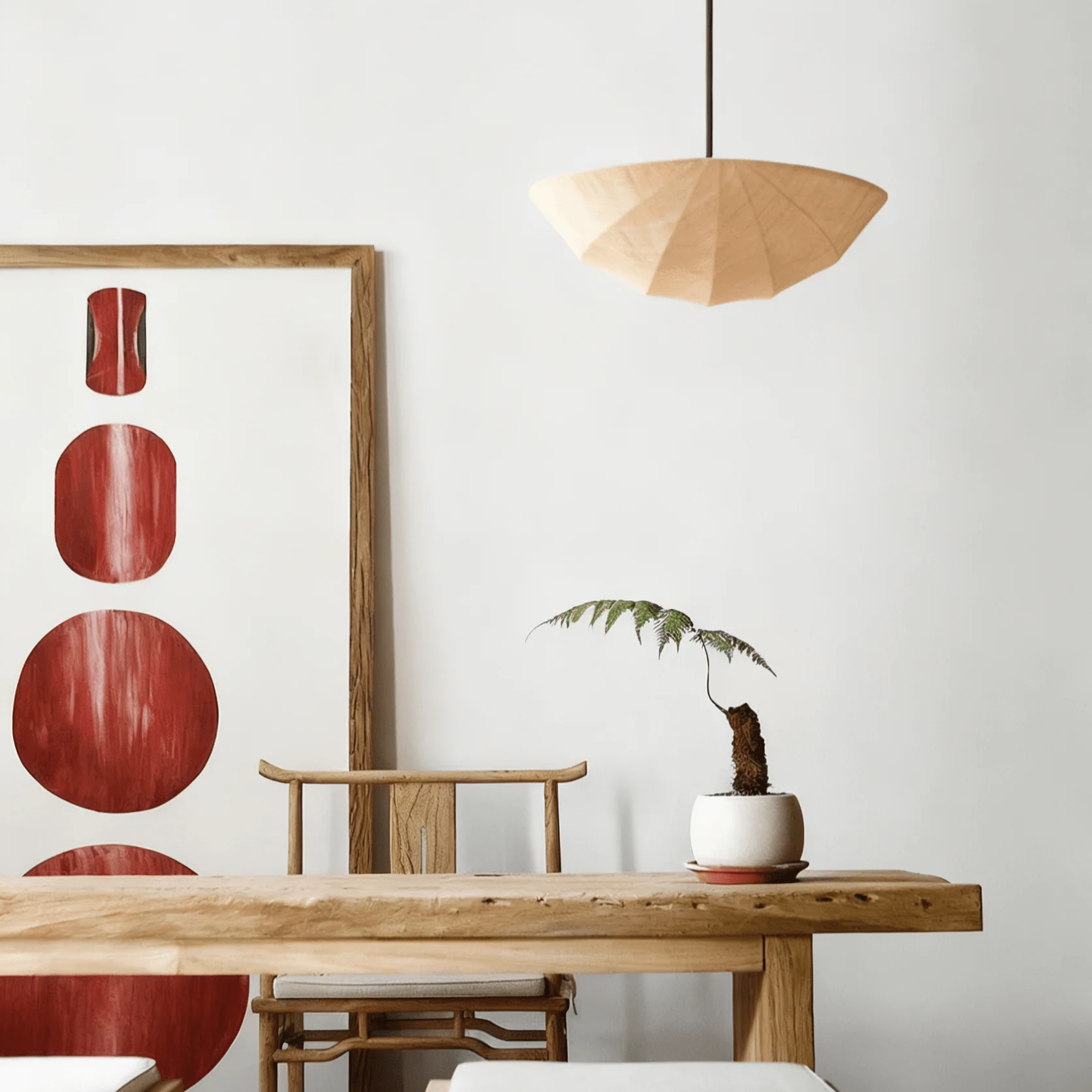 Fabric Saucer Pendant Light - Image 10