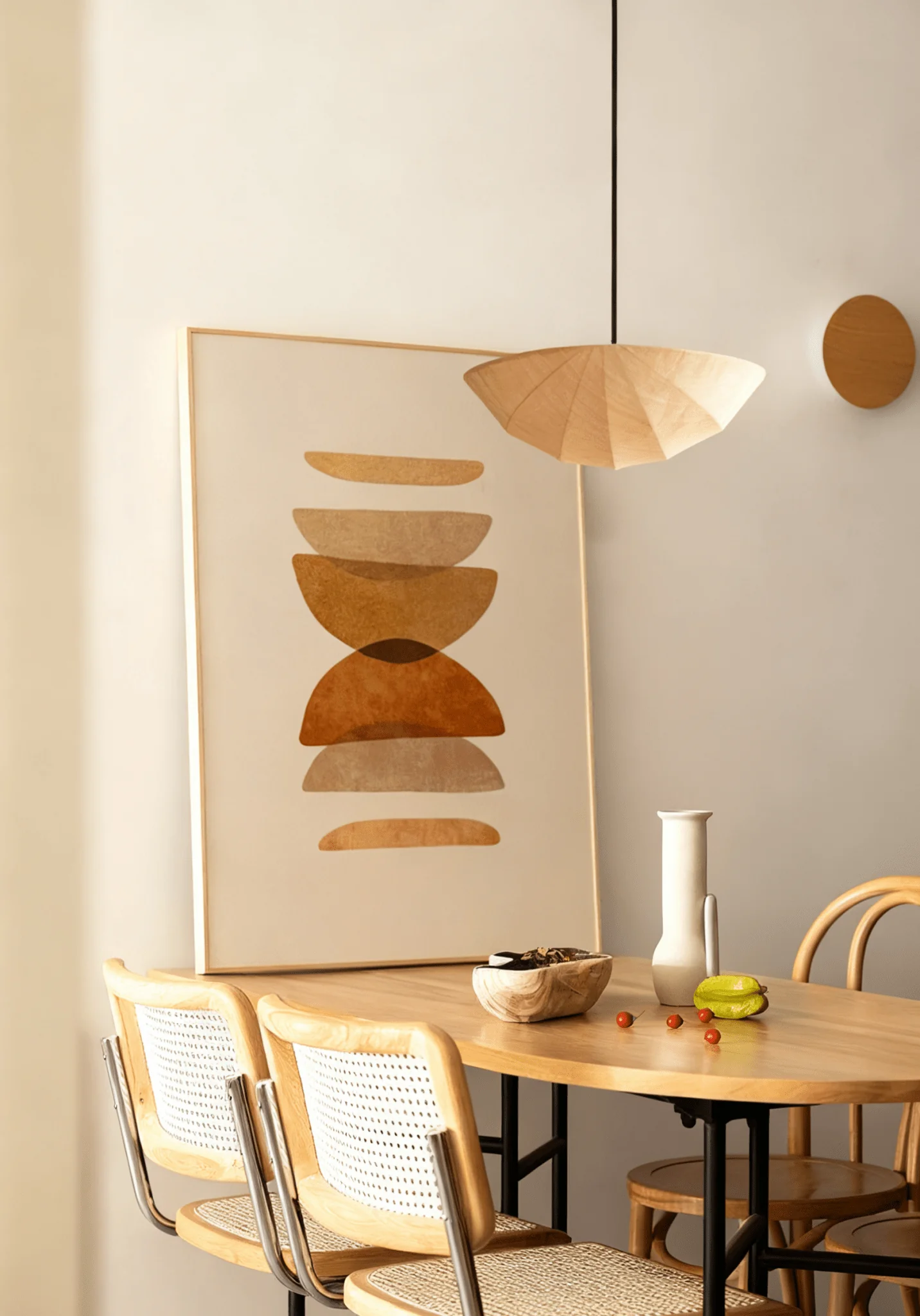Fabric Saucer Pendant Light - Image 8