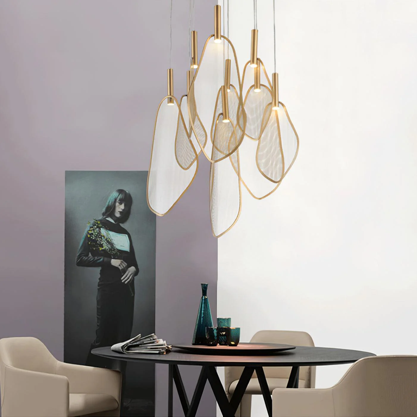 Fan Shape Pendant Light - Image 2