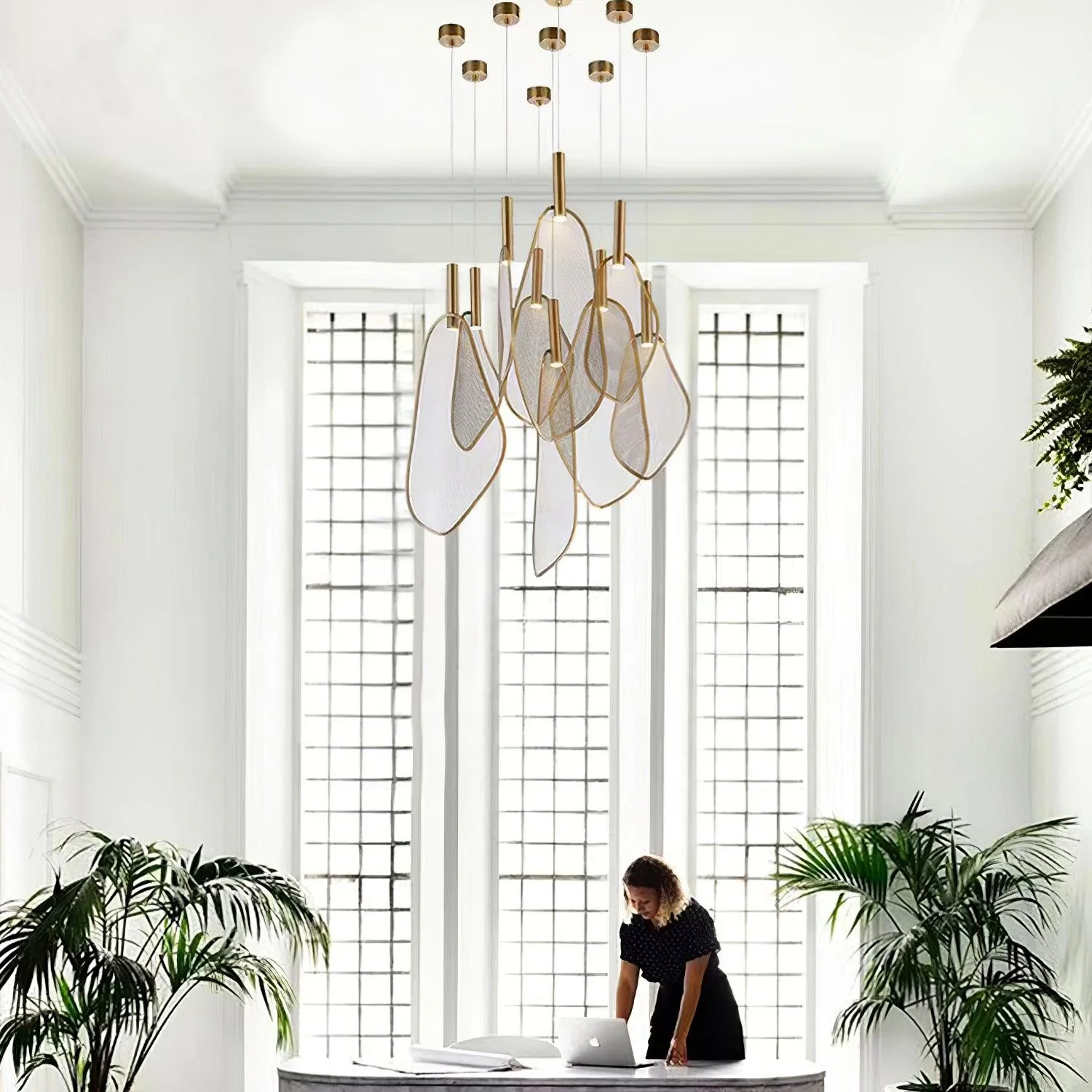 Fan Shape Pendant Light - Image 6