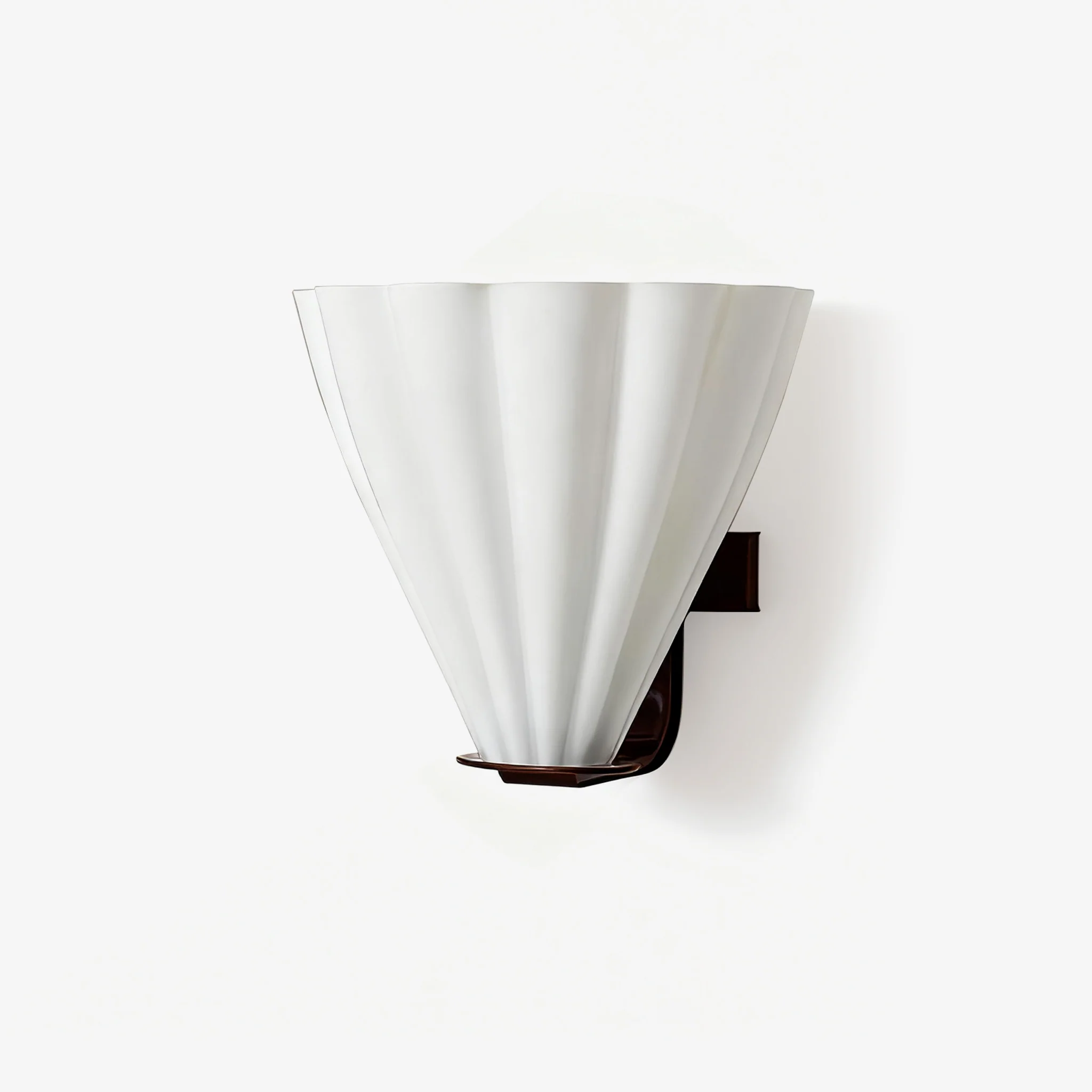 Fan Shaped Glass Wall Sconce - Image 12