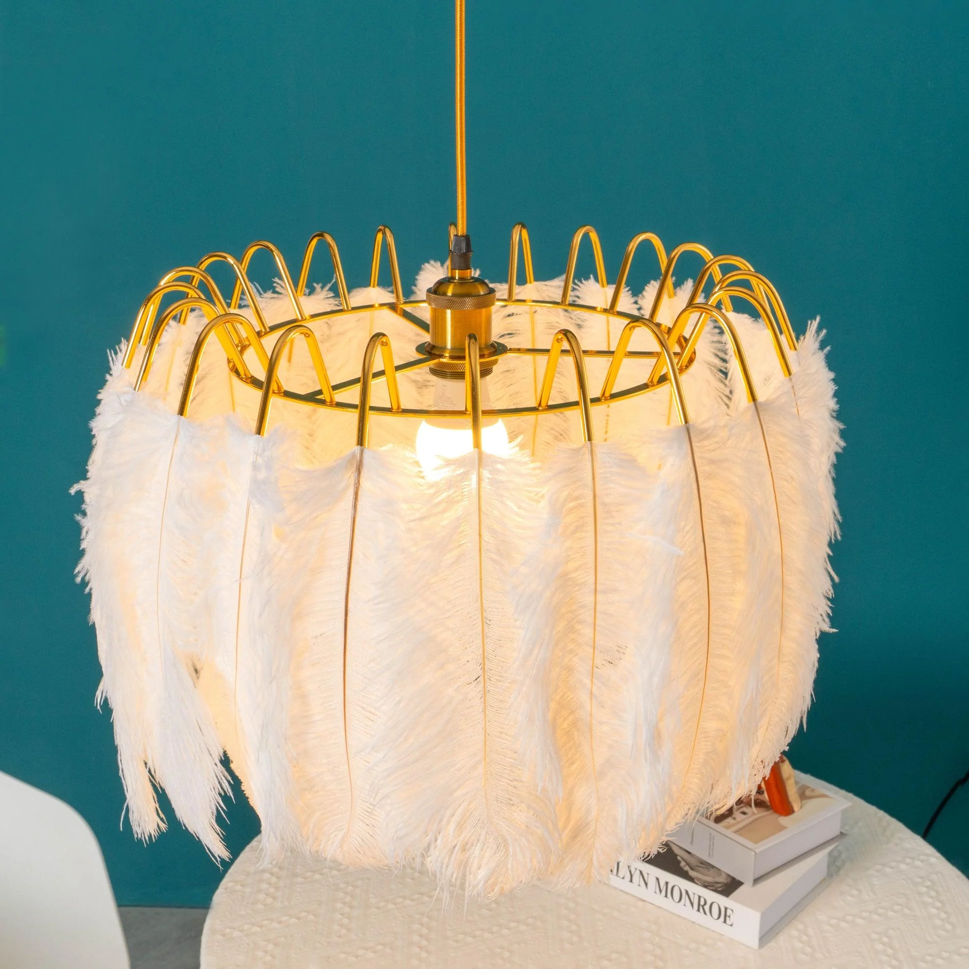Feather Pendant Lamp - Image 10