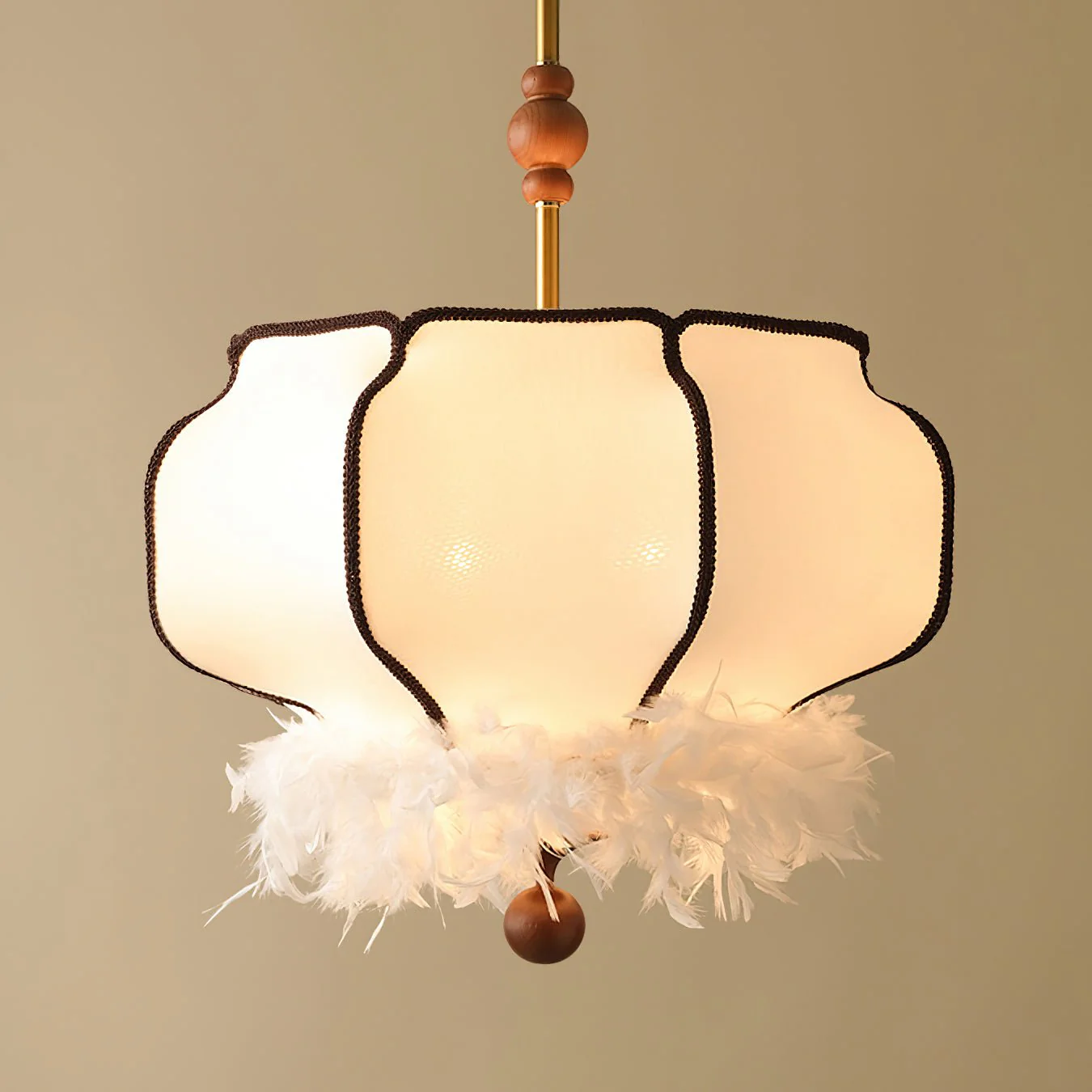 Feathered Lantern Pendant Light - Image 7