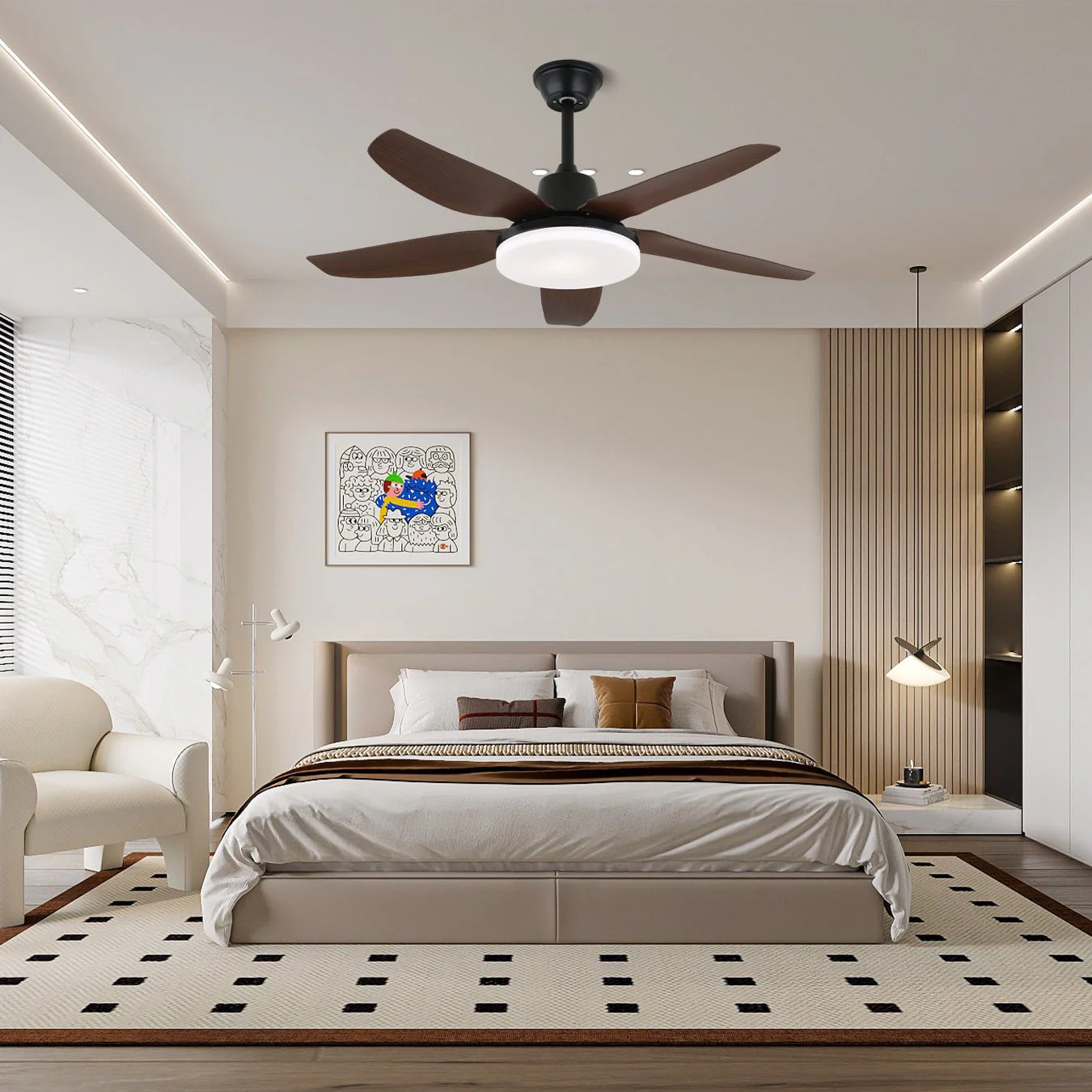 Felix Ceiling Fan Light - Image 2