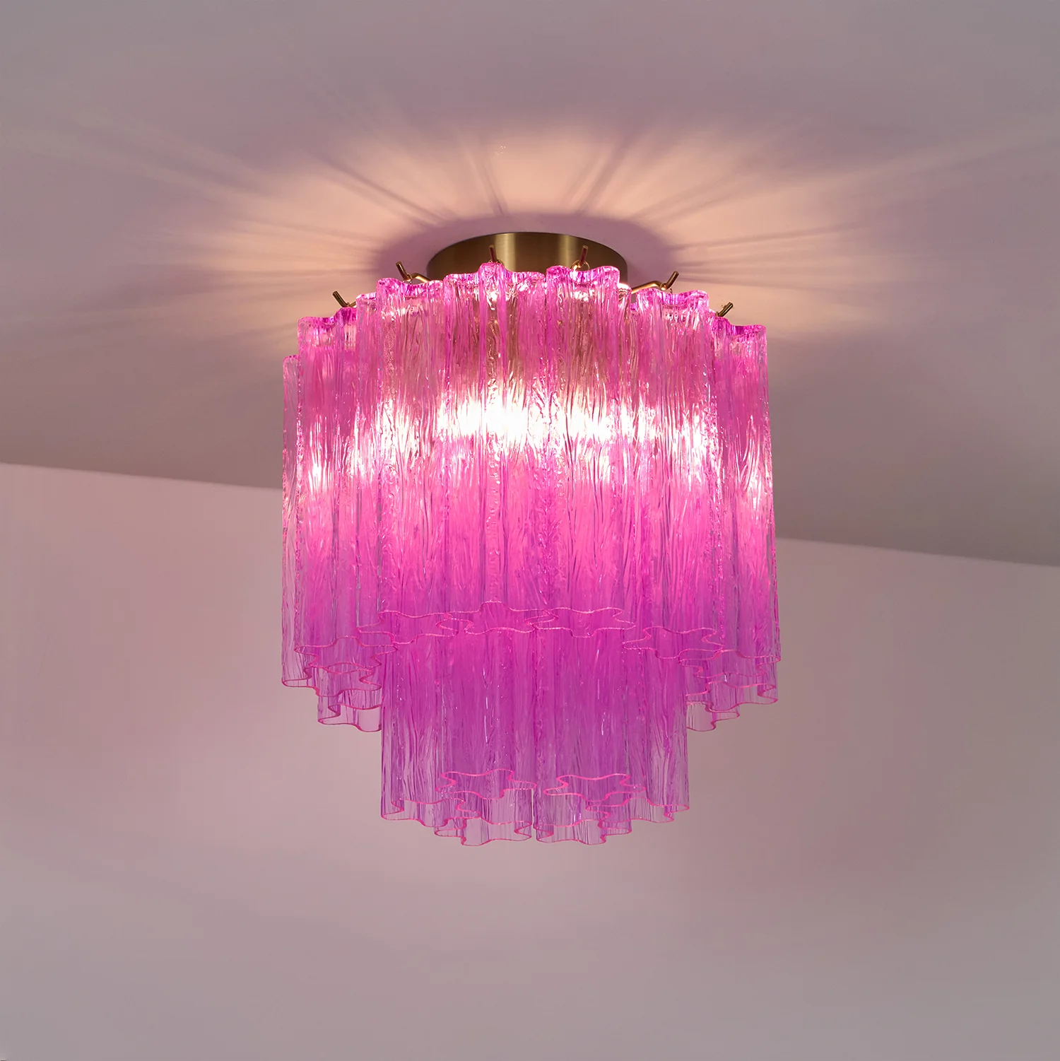 Fiora Purple Glass Ceiling Lamp - Image 14
