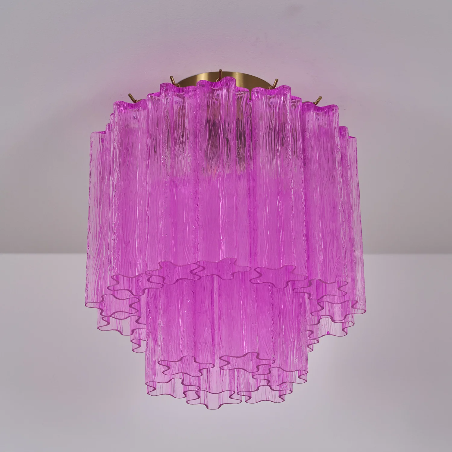 Fiora Purple Glass Ceiling Lamp - Image 16