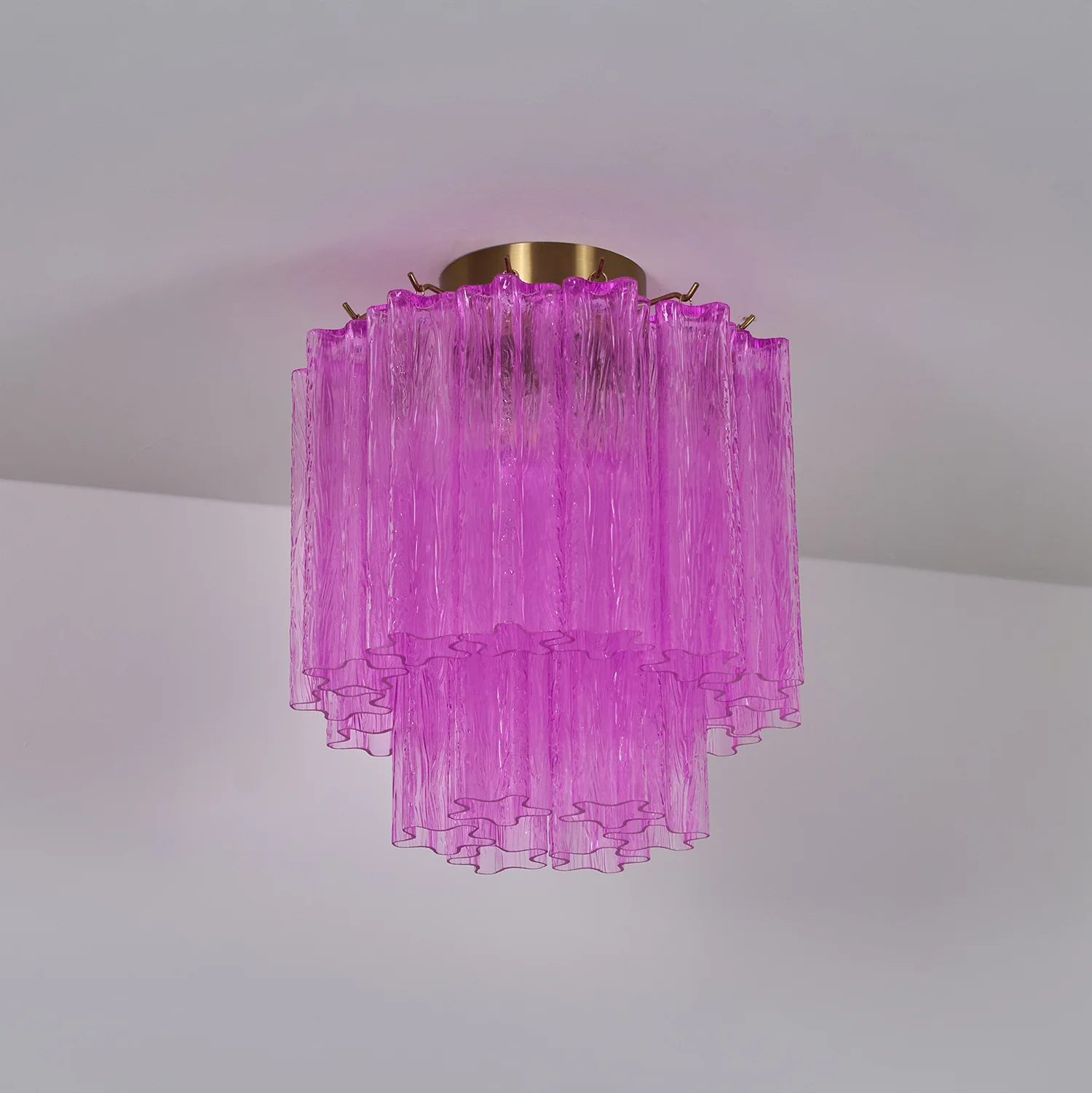 Fiora Purple Glass Ceiling Lamp - Image 17