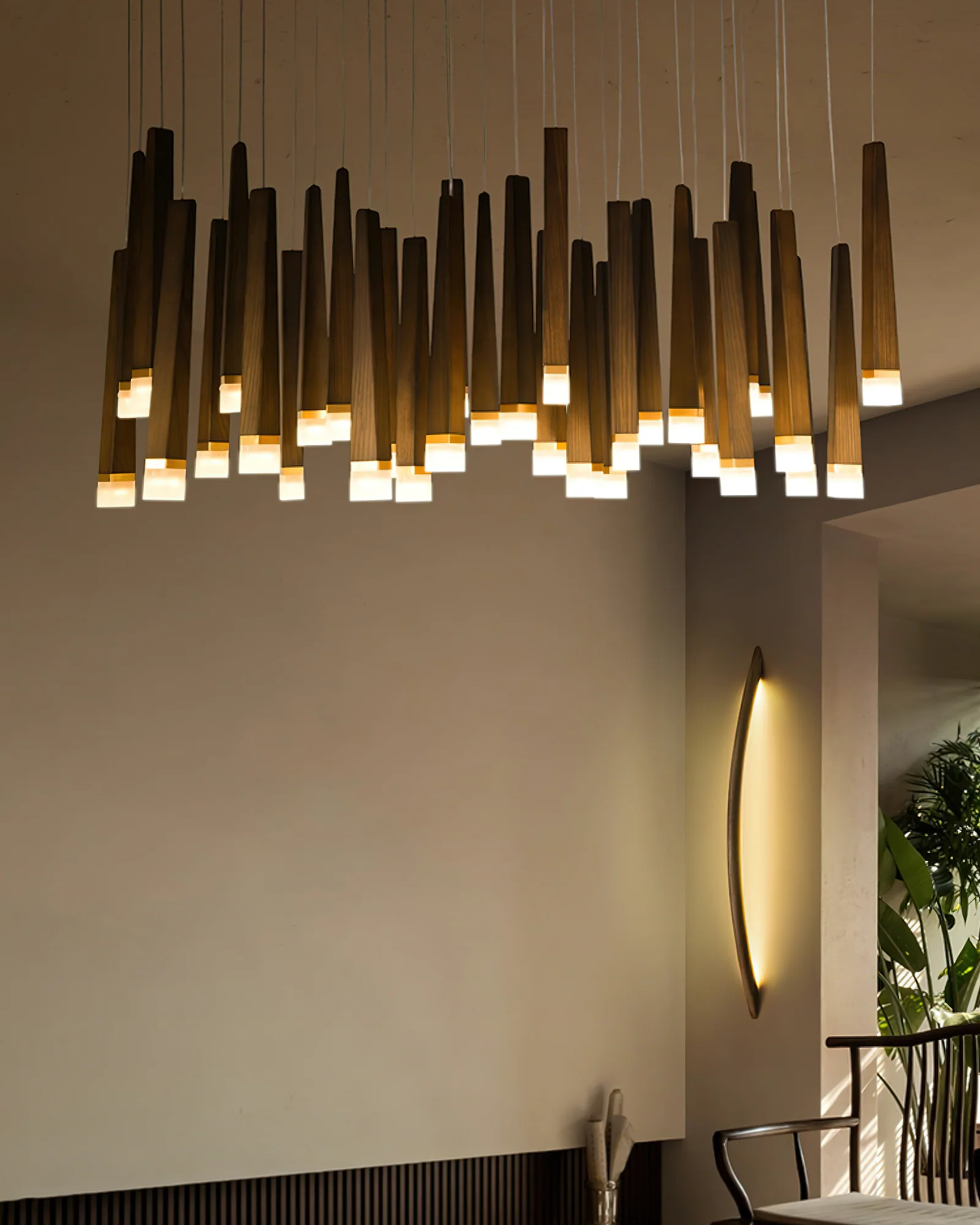 Firewood Stick Chandelier - Image 24
