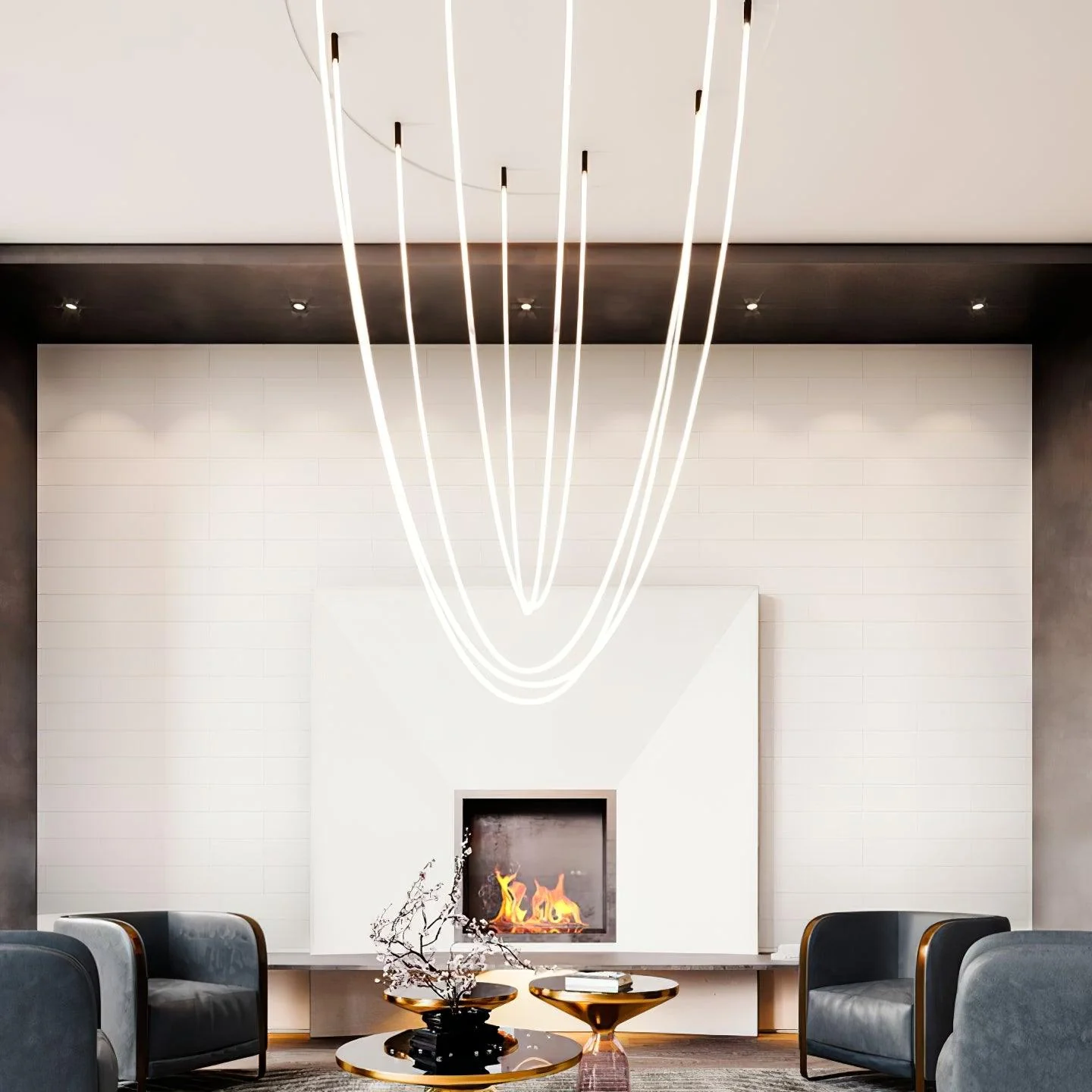 Flexible Curve Pendant Lamp - Image 24