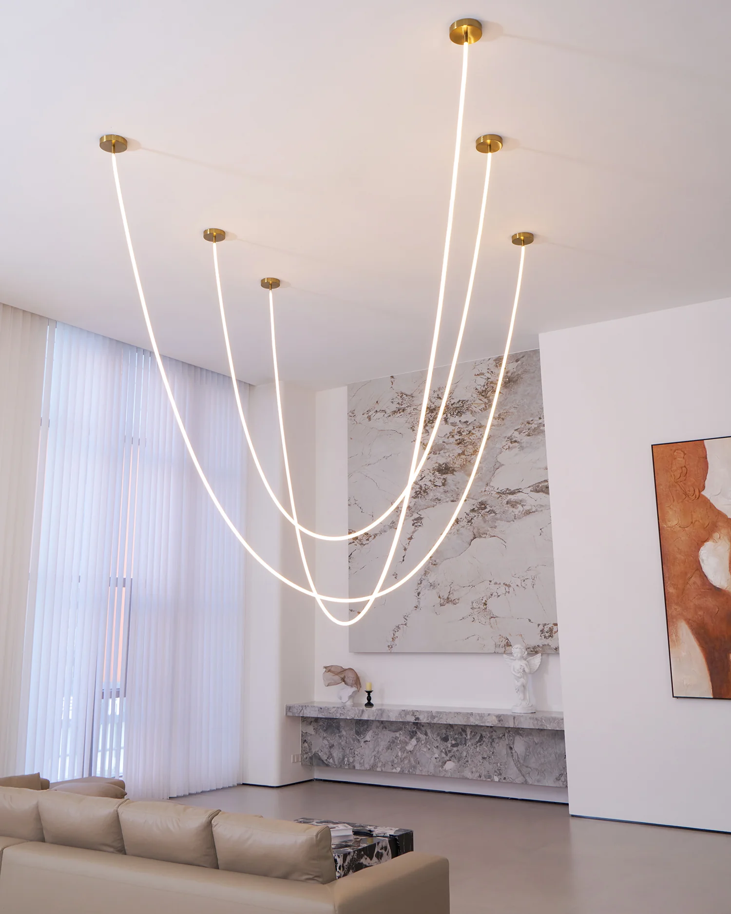 Flexible Curve Pendant Lamp - Image 76