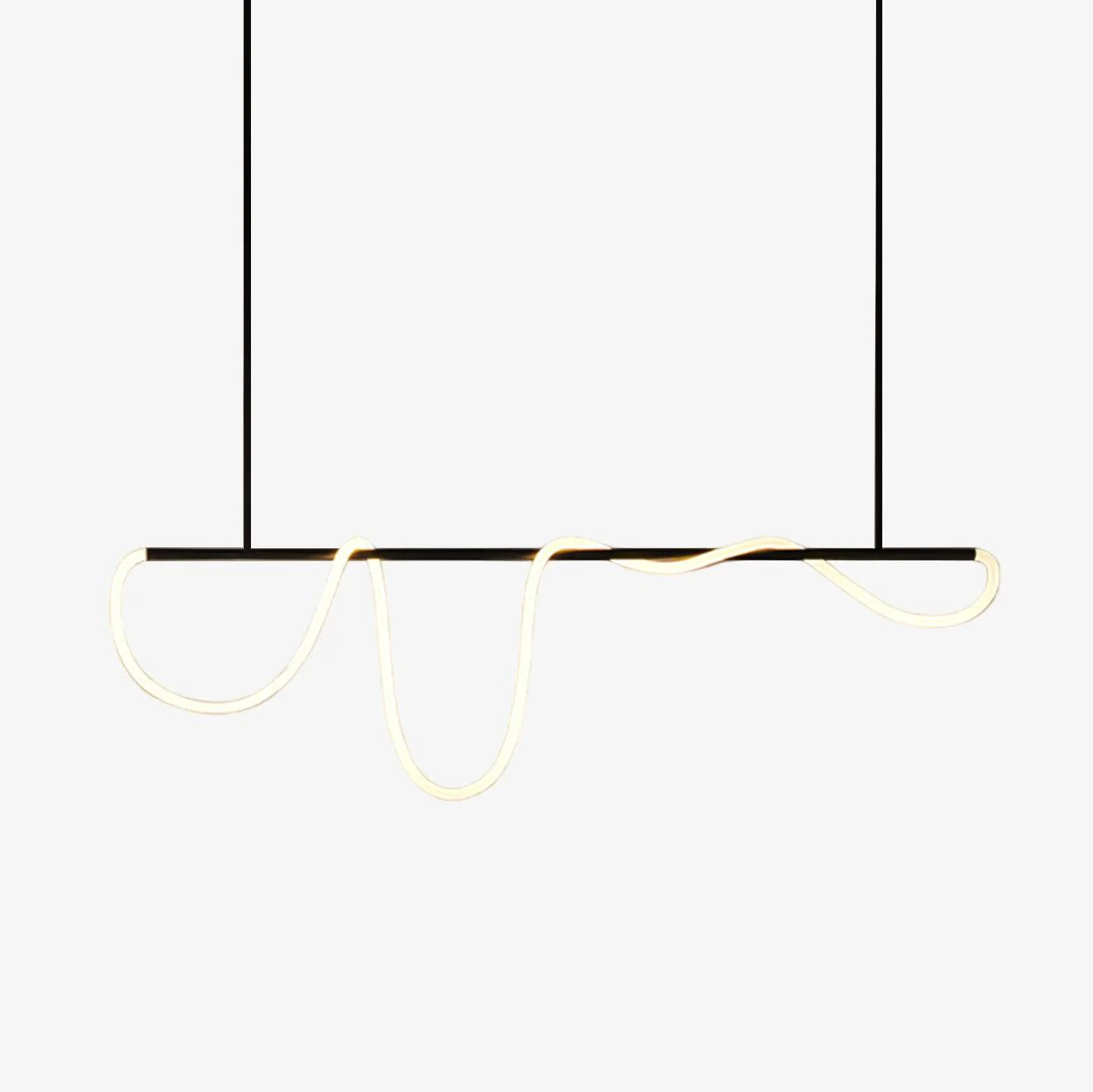 Flexible Linear Curve Chandelier - Image 51