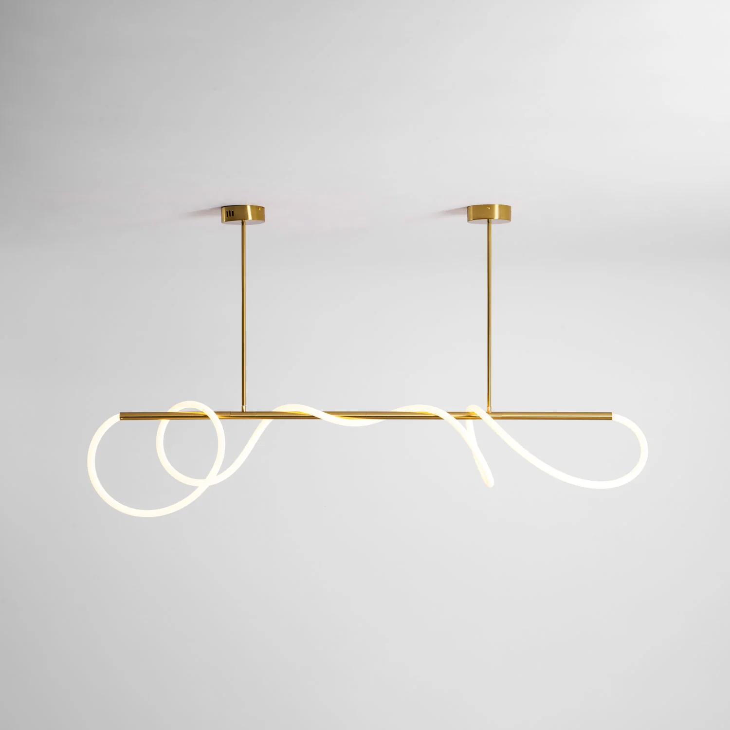 Flexible Linear Curve Chandelier - Image 69