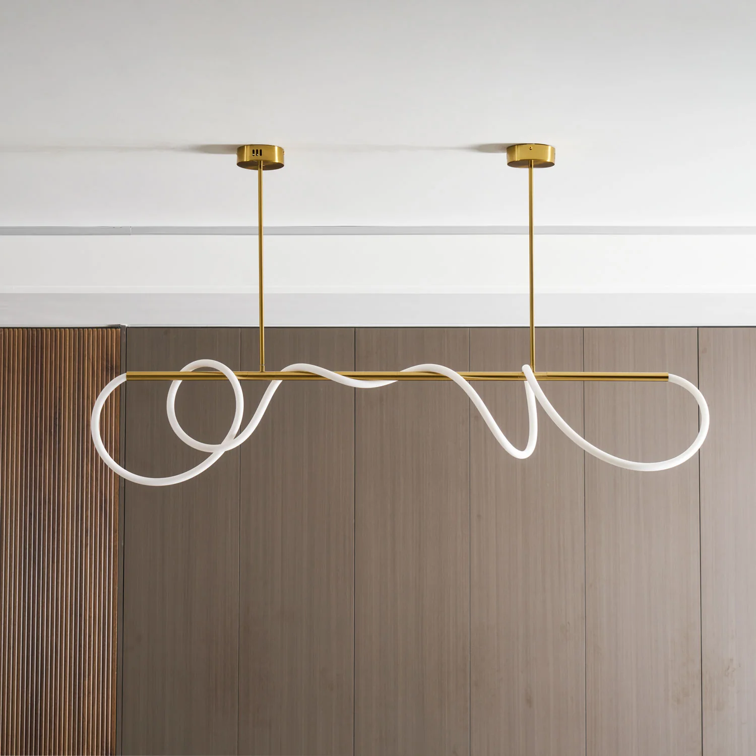 Flexible Linear Curve Chandelier - Image 76
