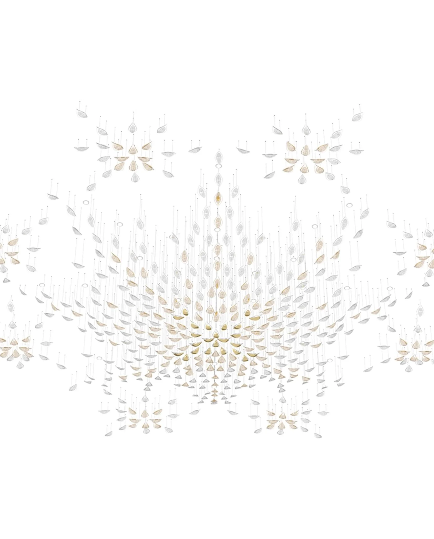 Floating Leaves Chandelier - Image 12