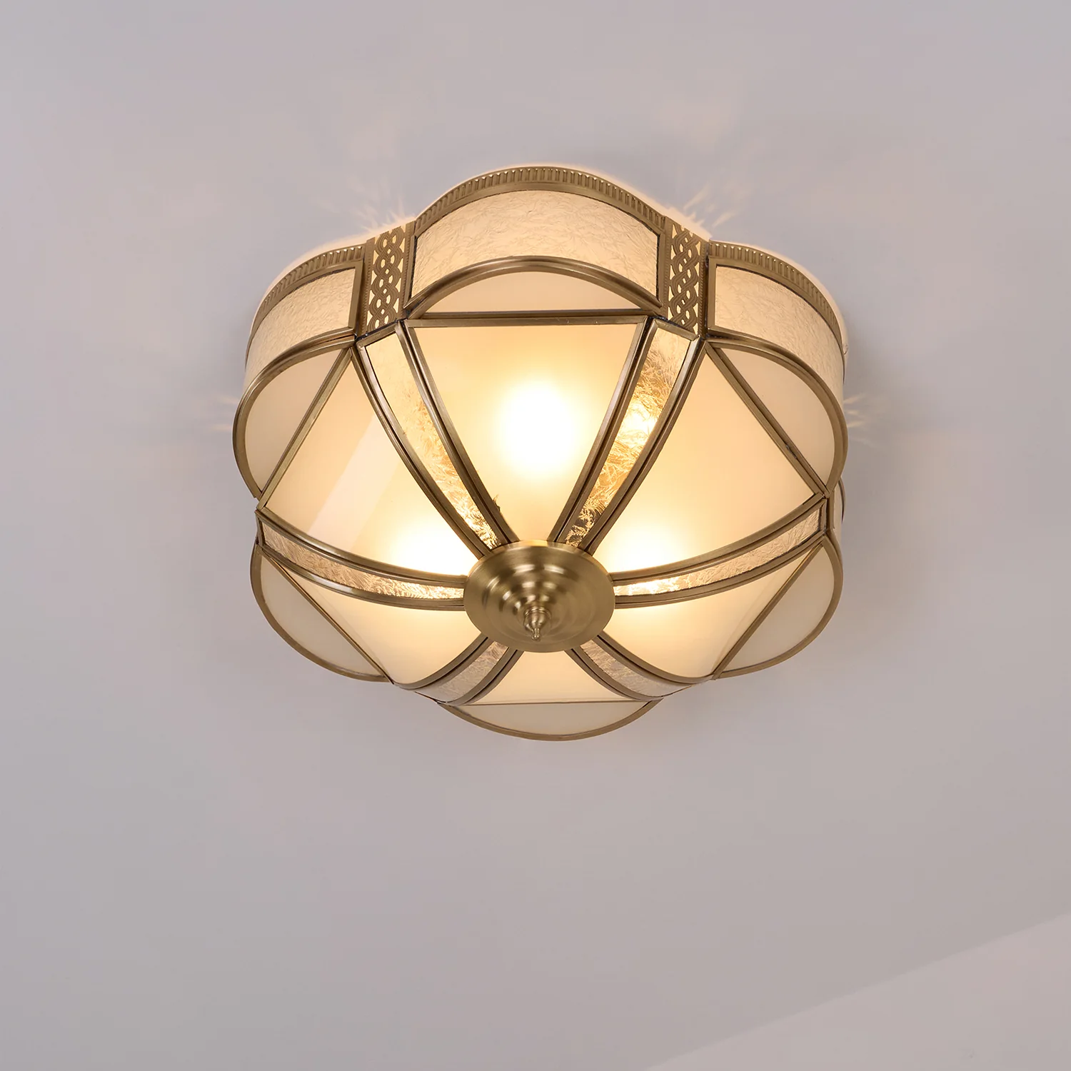 Floral Brass Ceiling Lamp - Image 18