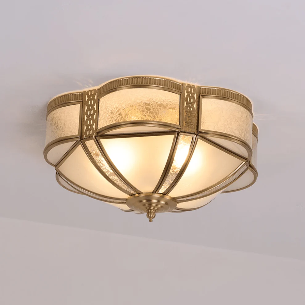 Floral Brass Ceiling Lamp - Image 21