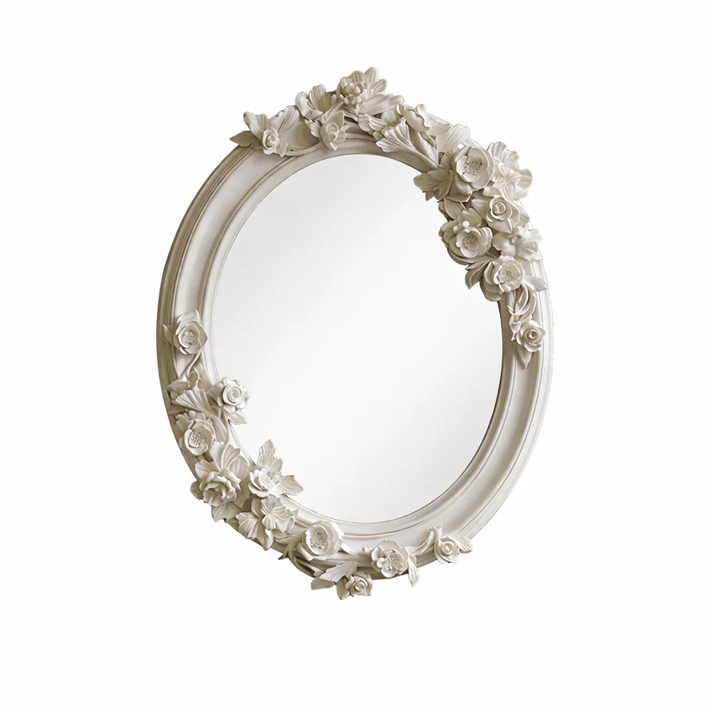 Floral Carve Vanity Mirror - Image 6