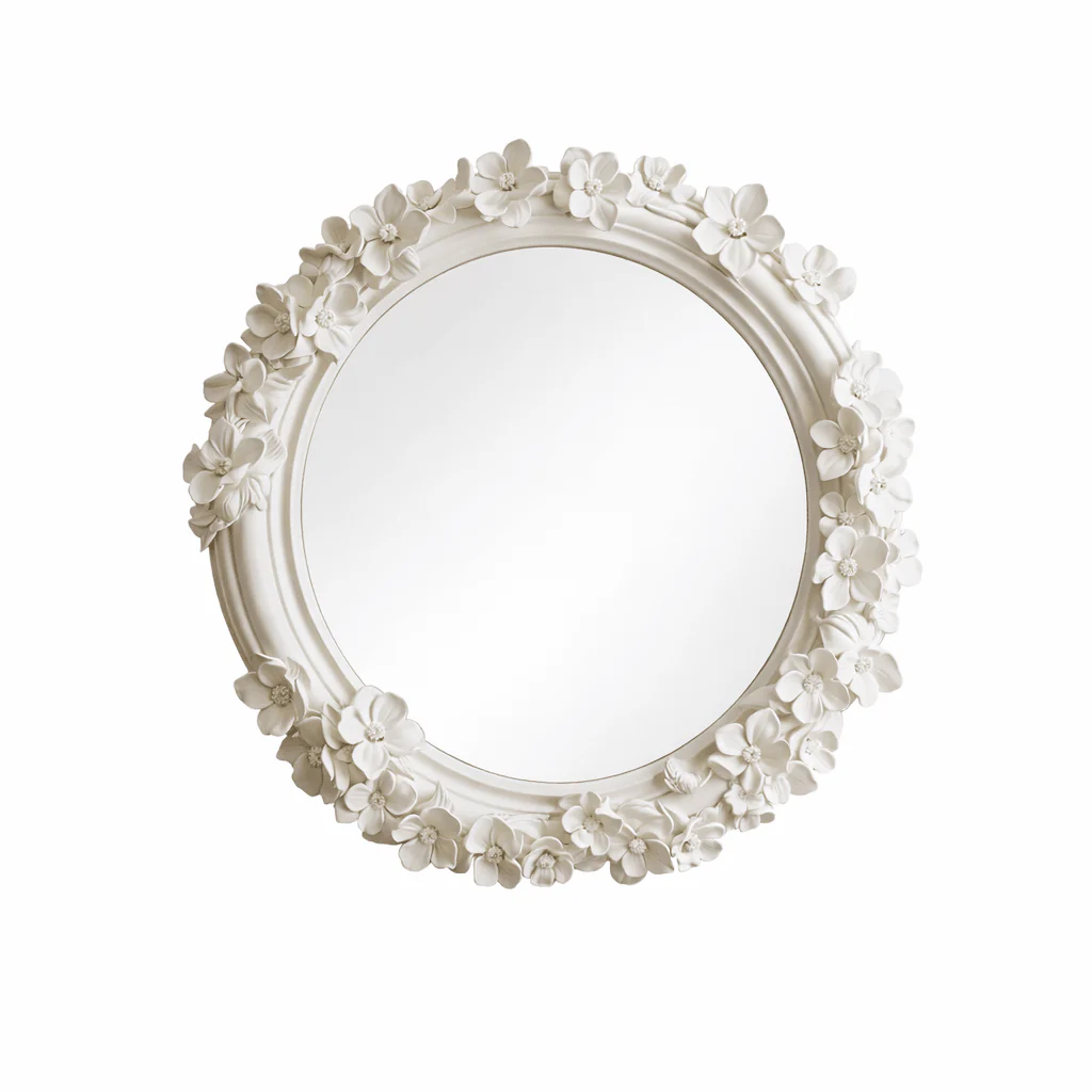 Floral Carve Vanity Mirror - Image 7