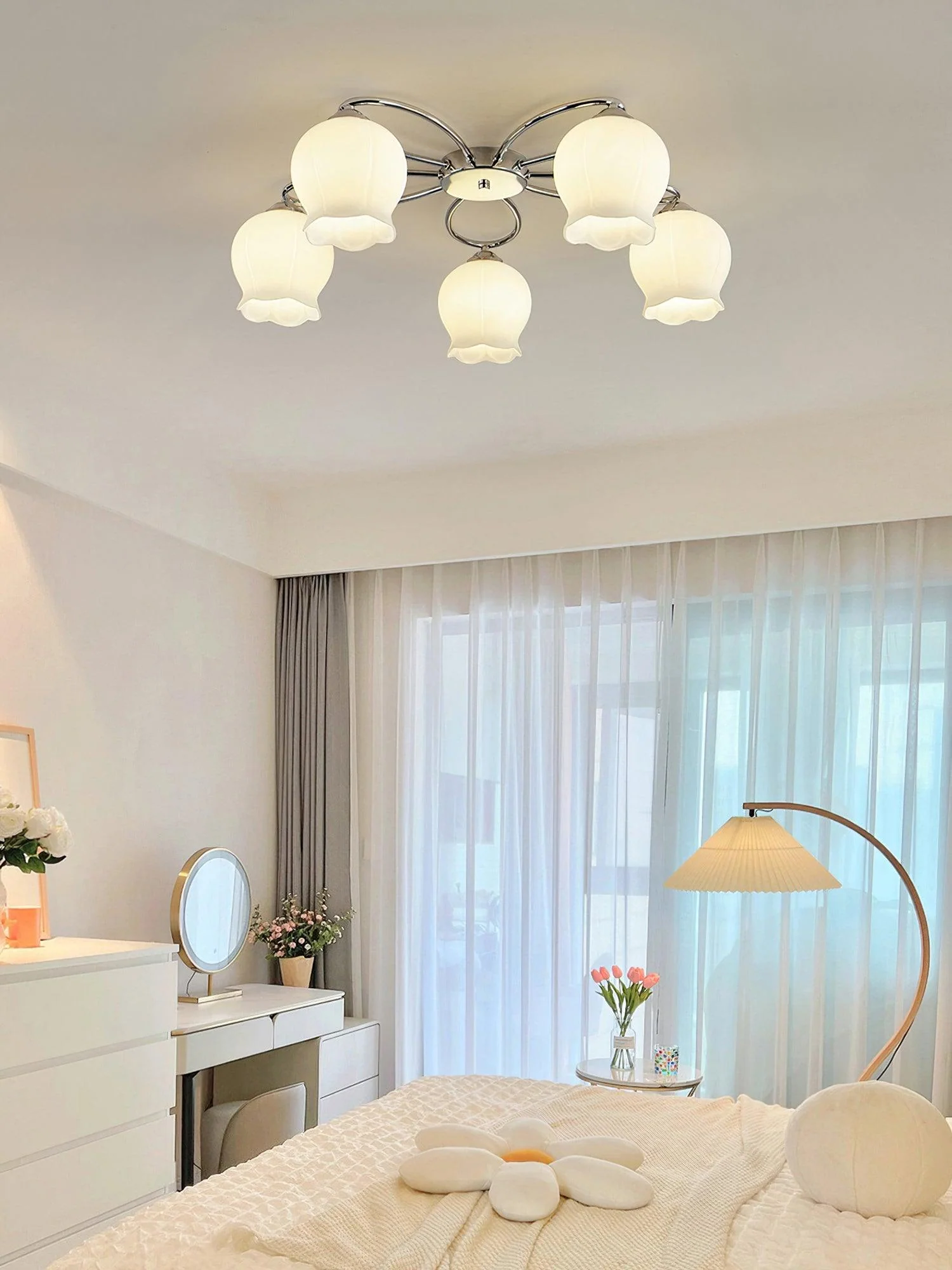 Floral Glass Ceiling Lamp - Image 11