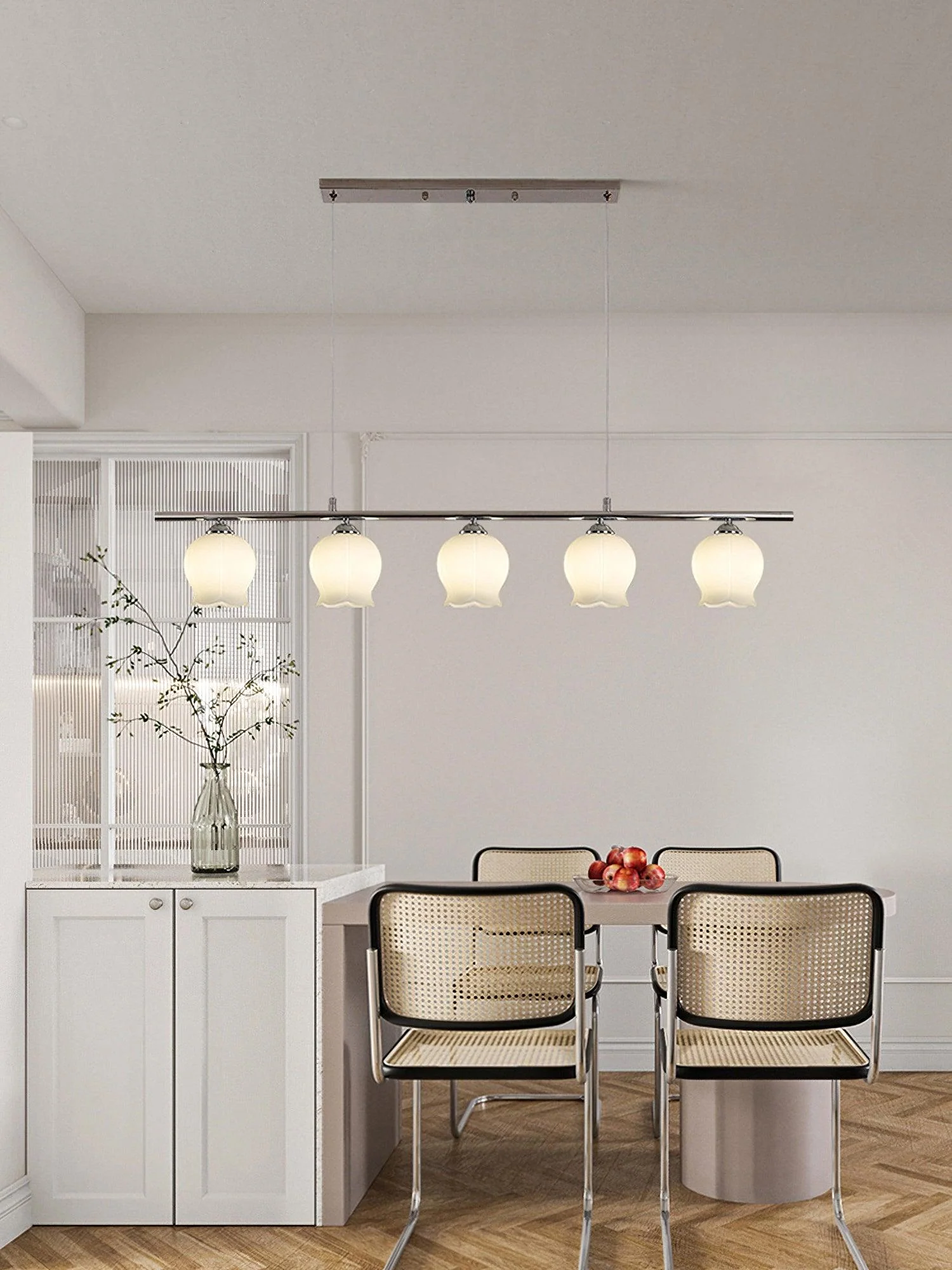 Floral Glass Modern Pendant Lamp - Image 4