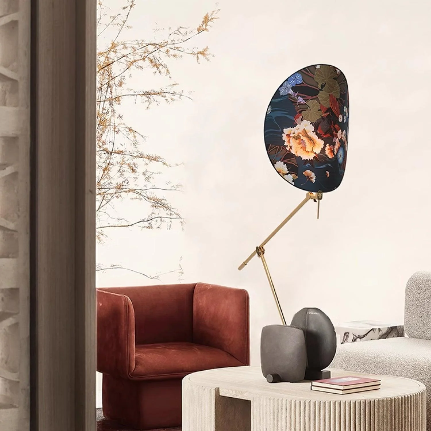 Floral Nocturne Floor Lamp - Image 4