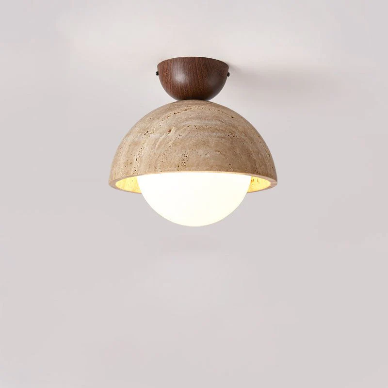 Flore Travertine Bud Ceiling Light - Image 28