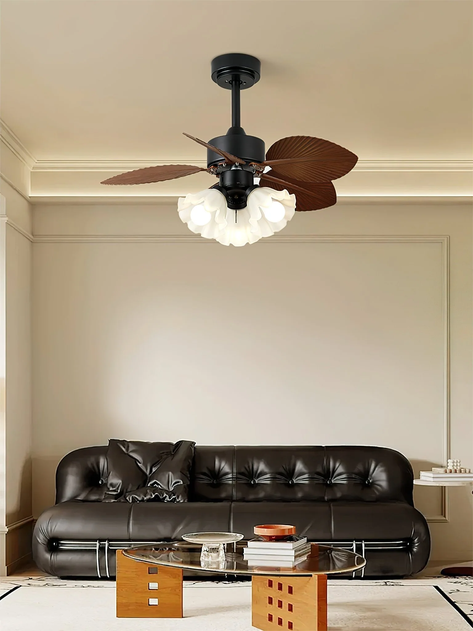 Floriva Leaf Ceiling Fan Light - Image 10
