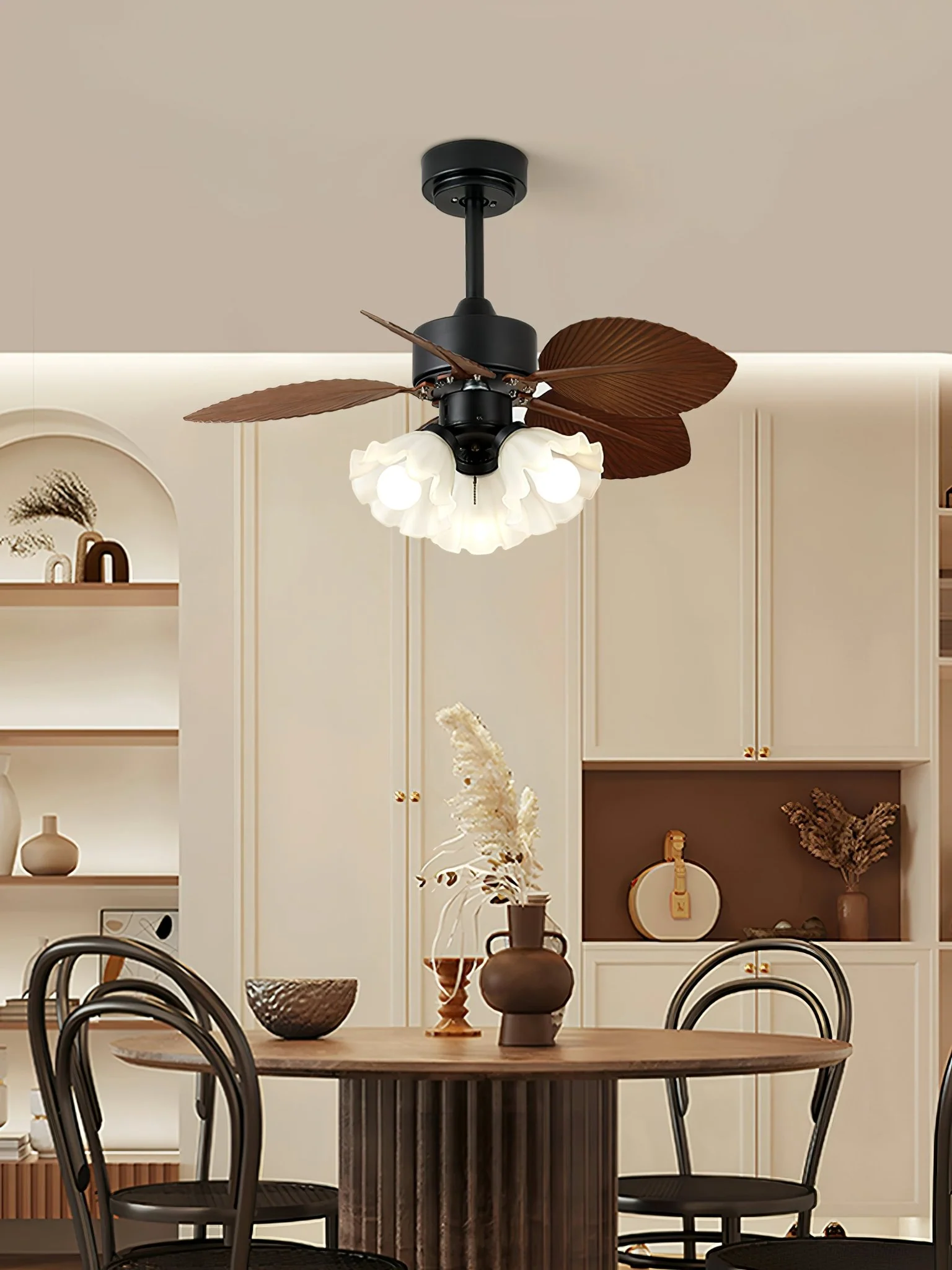 Floriva Leaf Ceiling Fan Light - Image 11