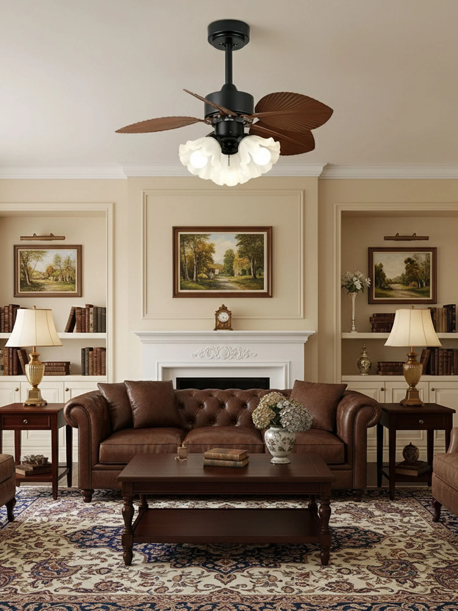 Floriva Leaf Ceiling Fan Light - Image 8