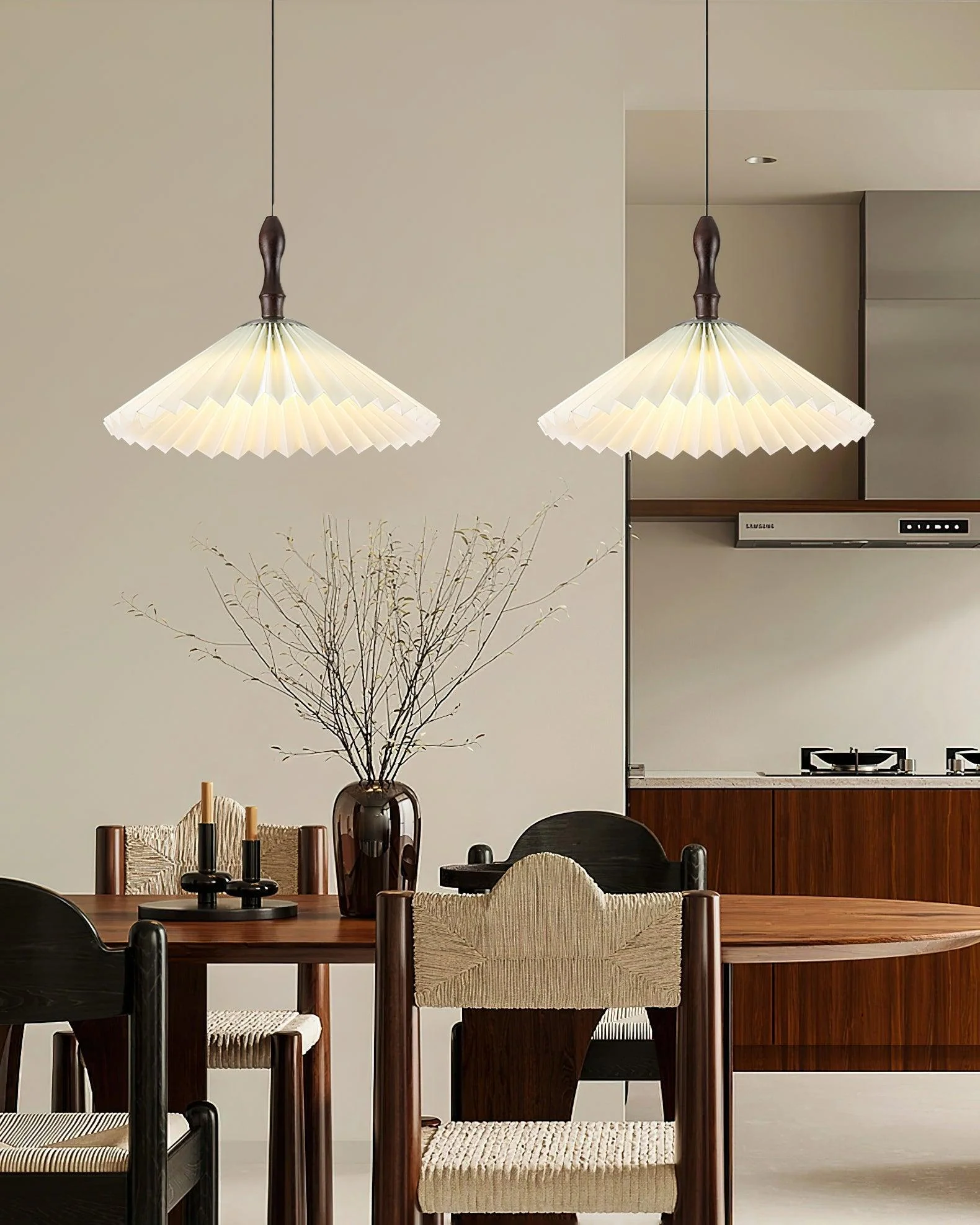 Flower Paper Pendant Lamp - Image 8