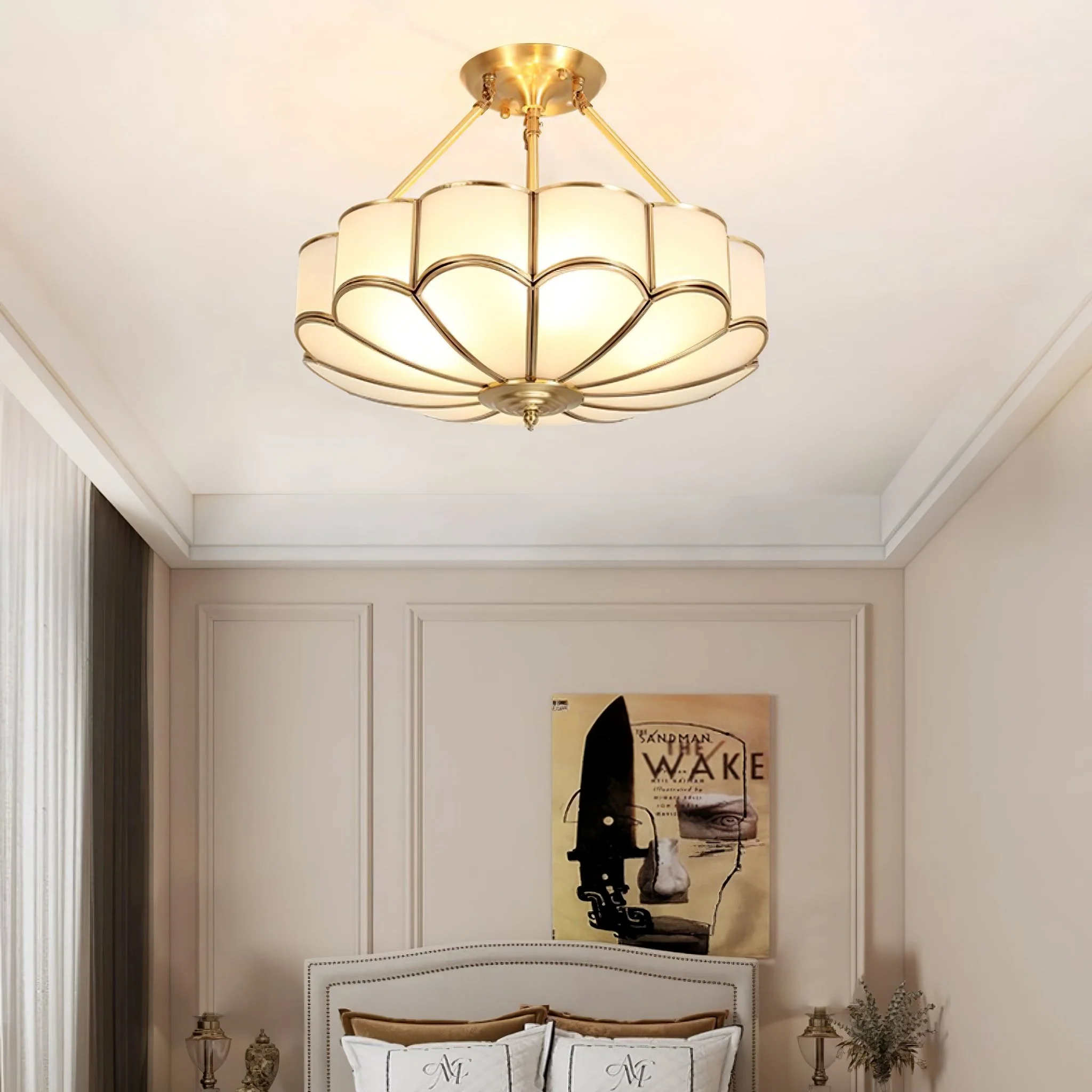 Flower Shape Glass Ceiling Light - Image 2