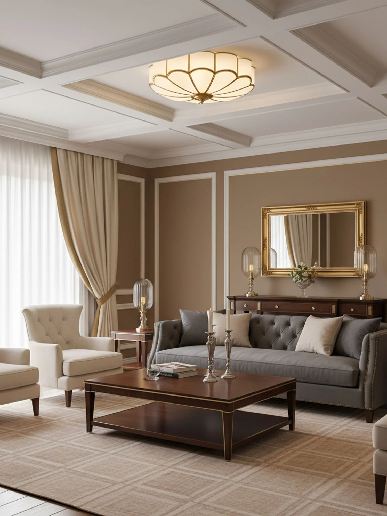 Flower Shape Glass Recessed Ceiling Light - Image 17