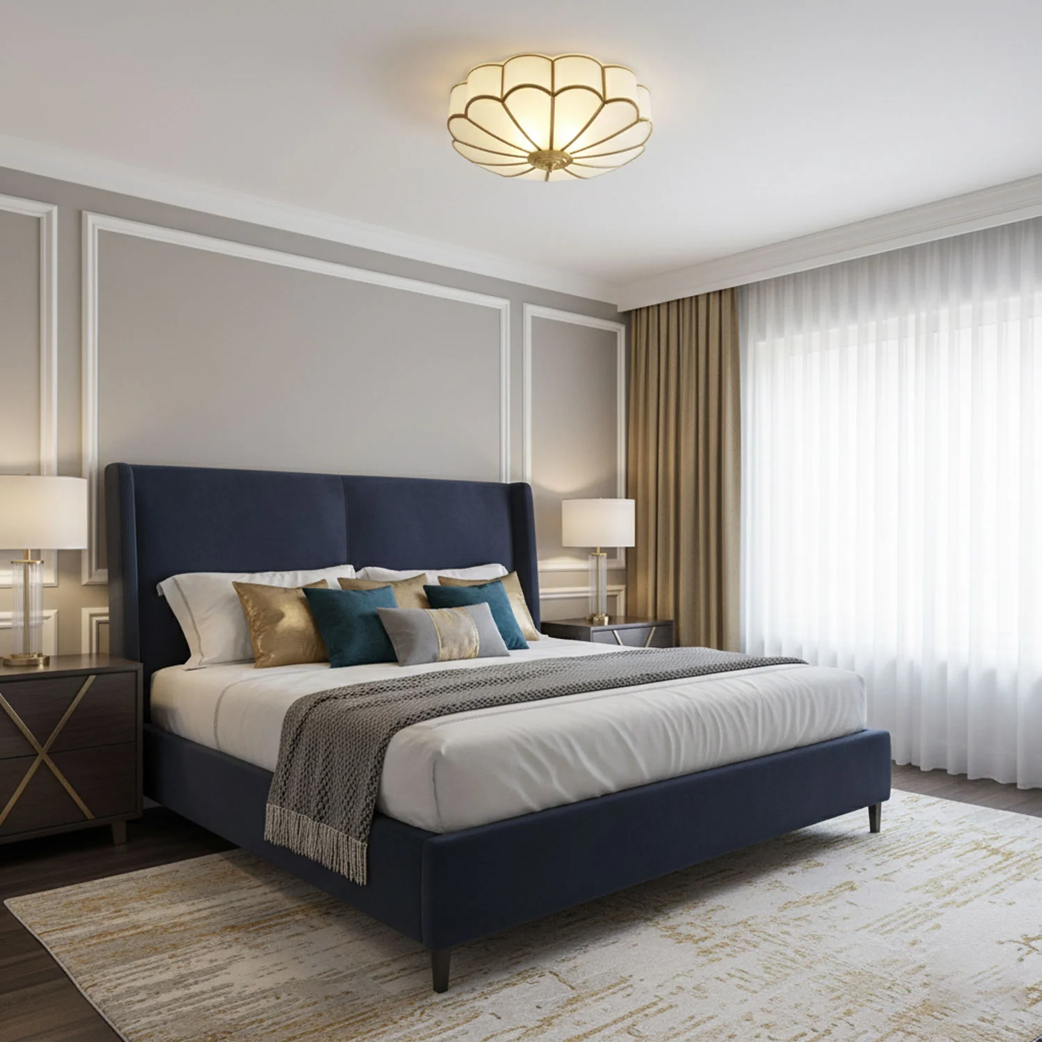 Flower Shape Glass Recessed Ceiling Light - Image 21