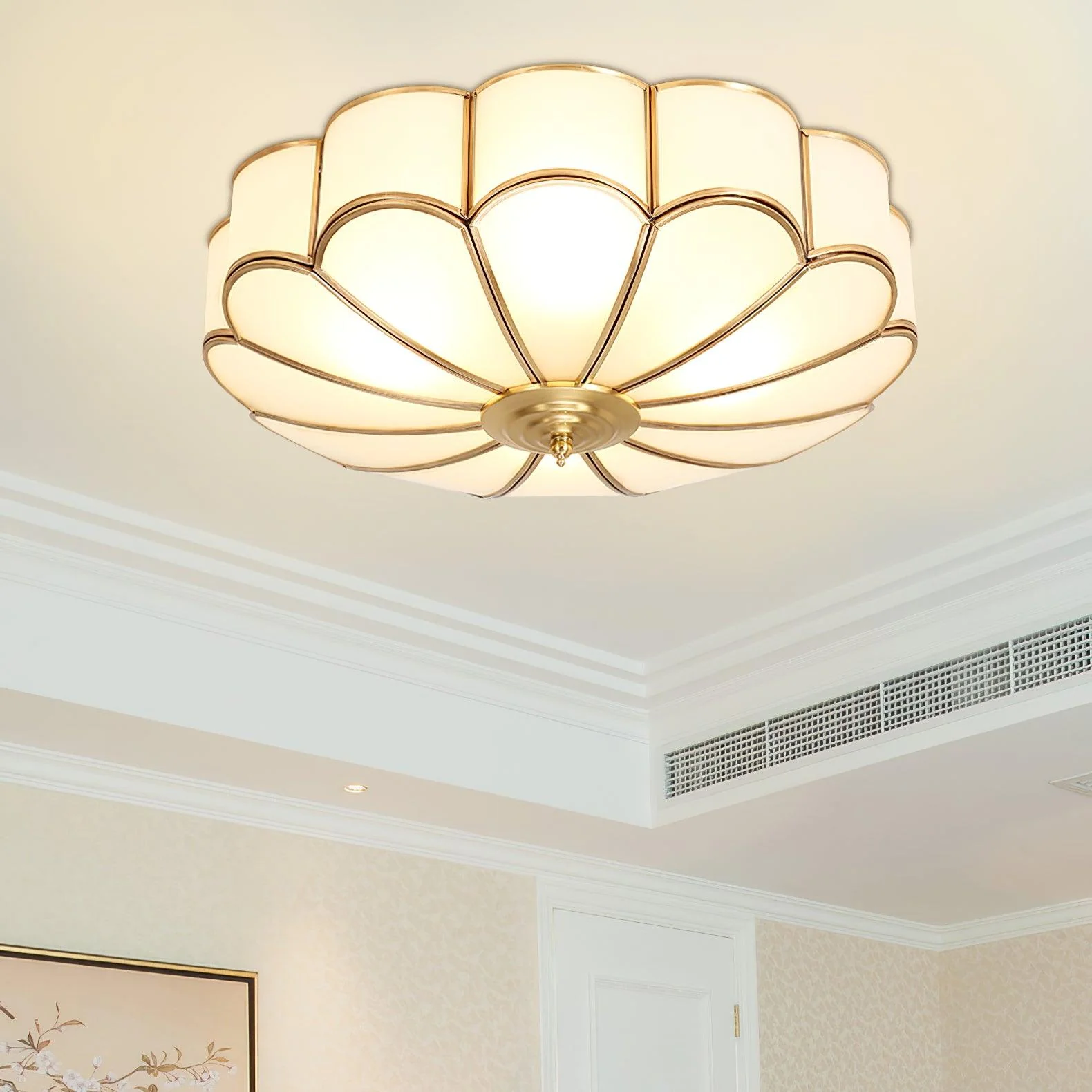 Flower Shape Glass Recessed Ceiling Light - Image 28