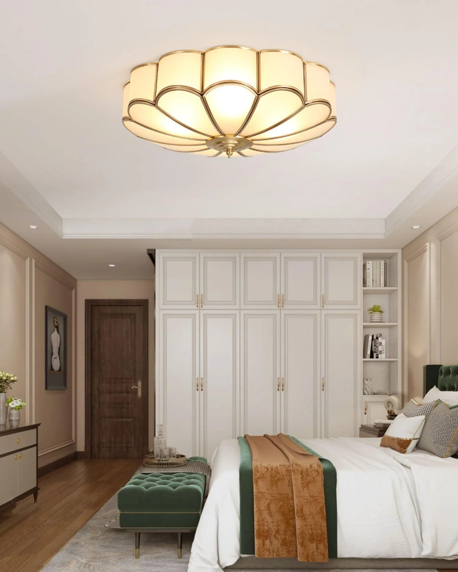 Flower Shape Glass Recessed Ceiling Light - Image 33
