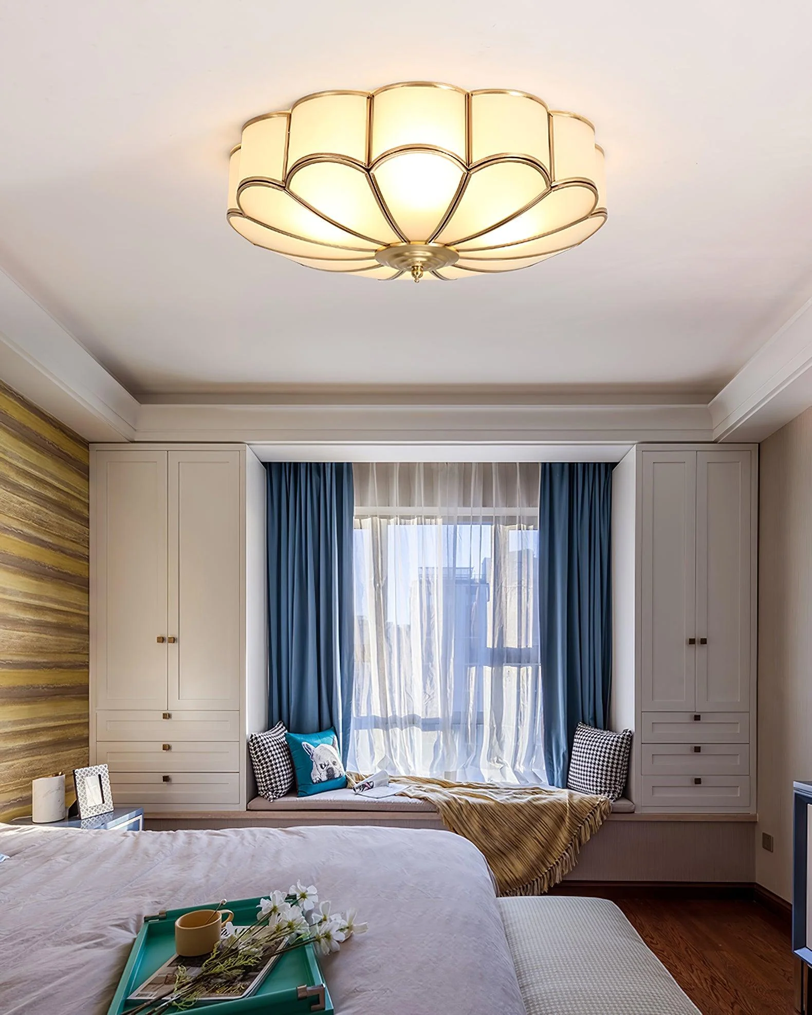 Flower Shape Glass Recessed Ceiling Light - Image 34