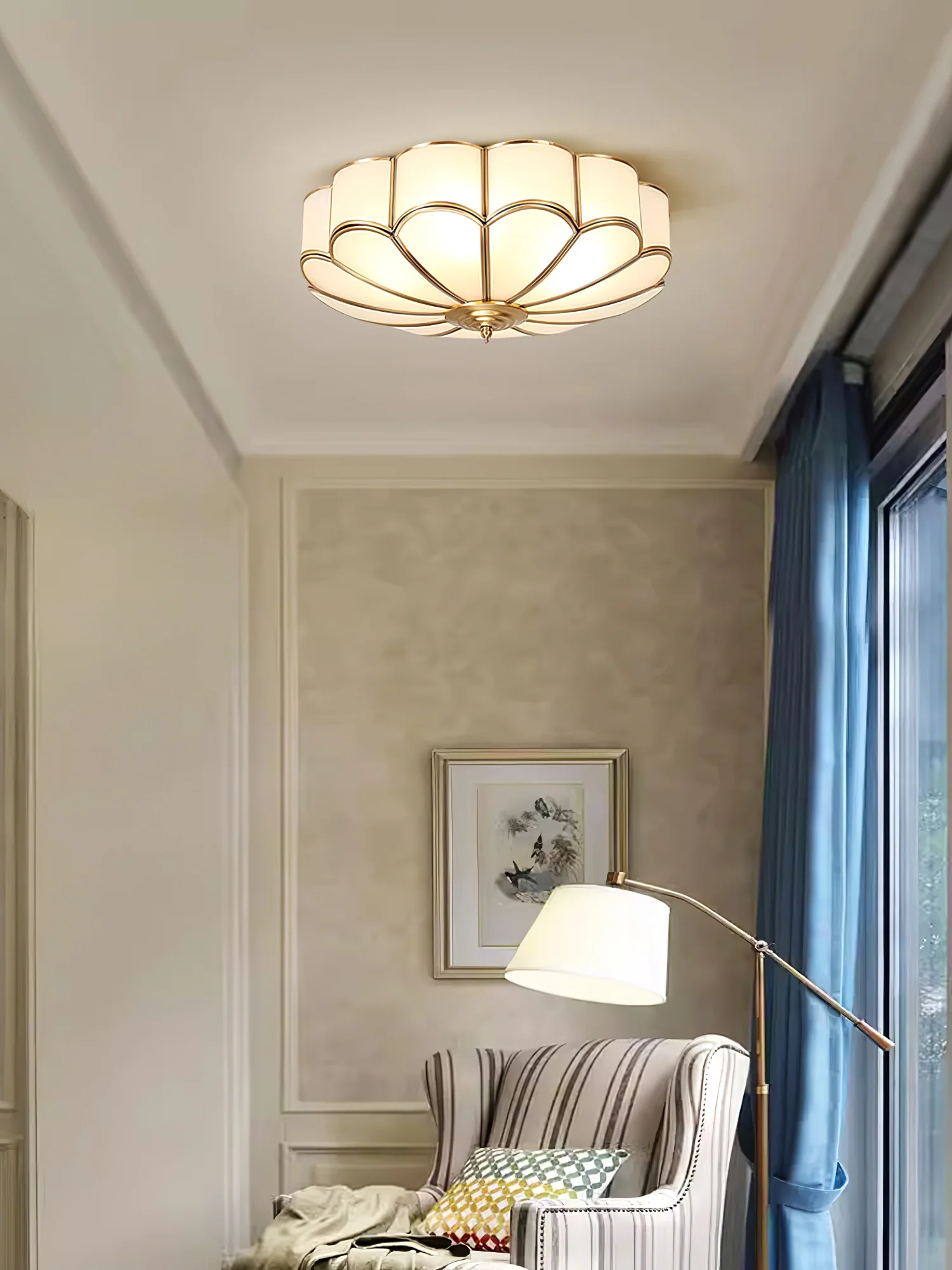 Flower Shape Glass Recessed Ceiling Light - Image 46