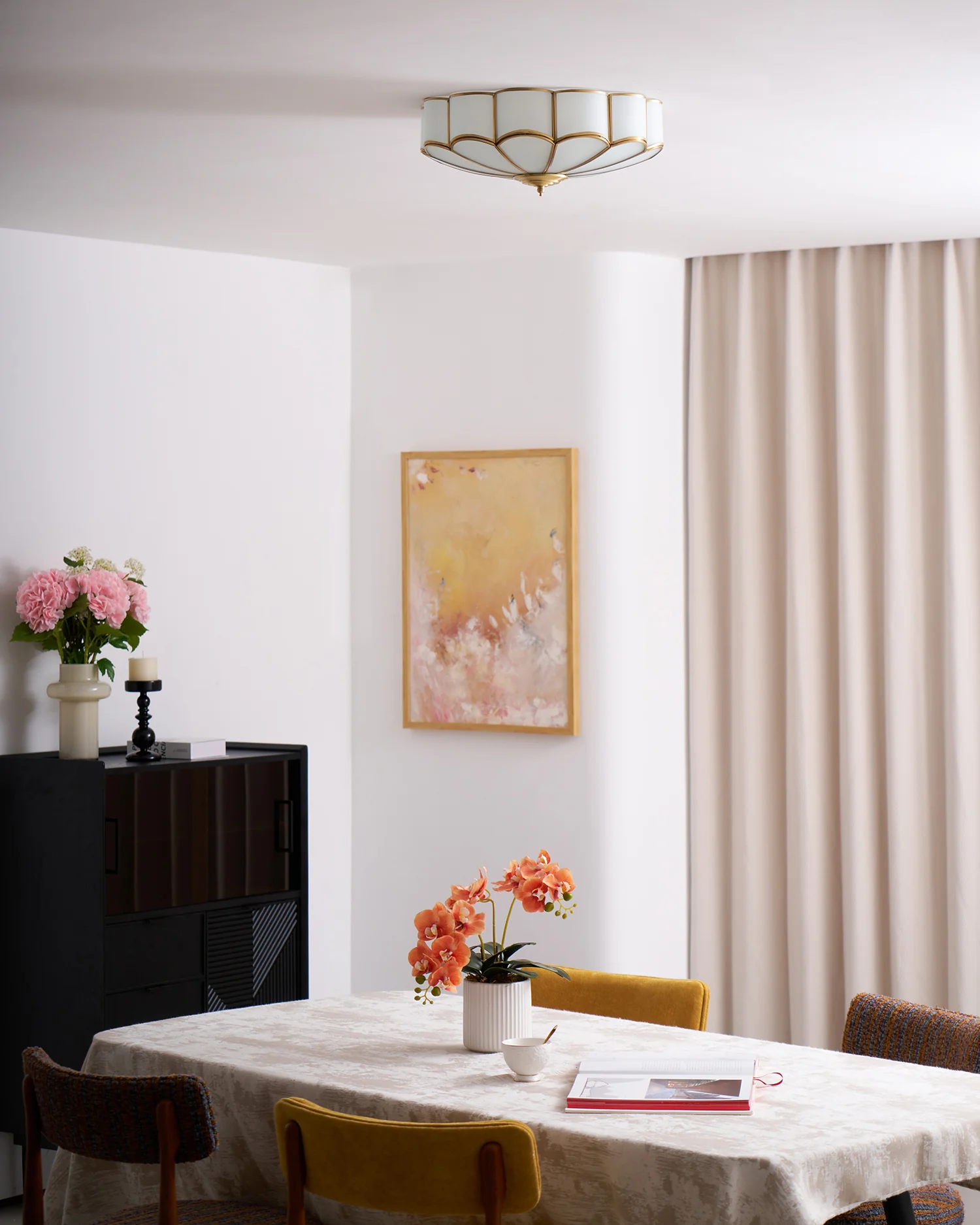 Flower Shape Glass Recessed Ceiling Light - Image 61
