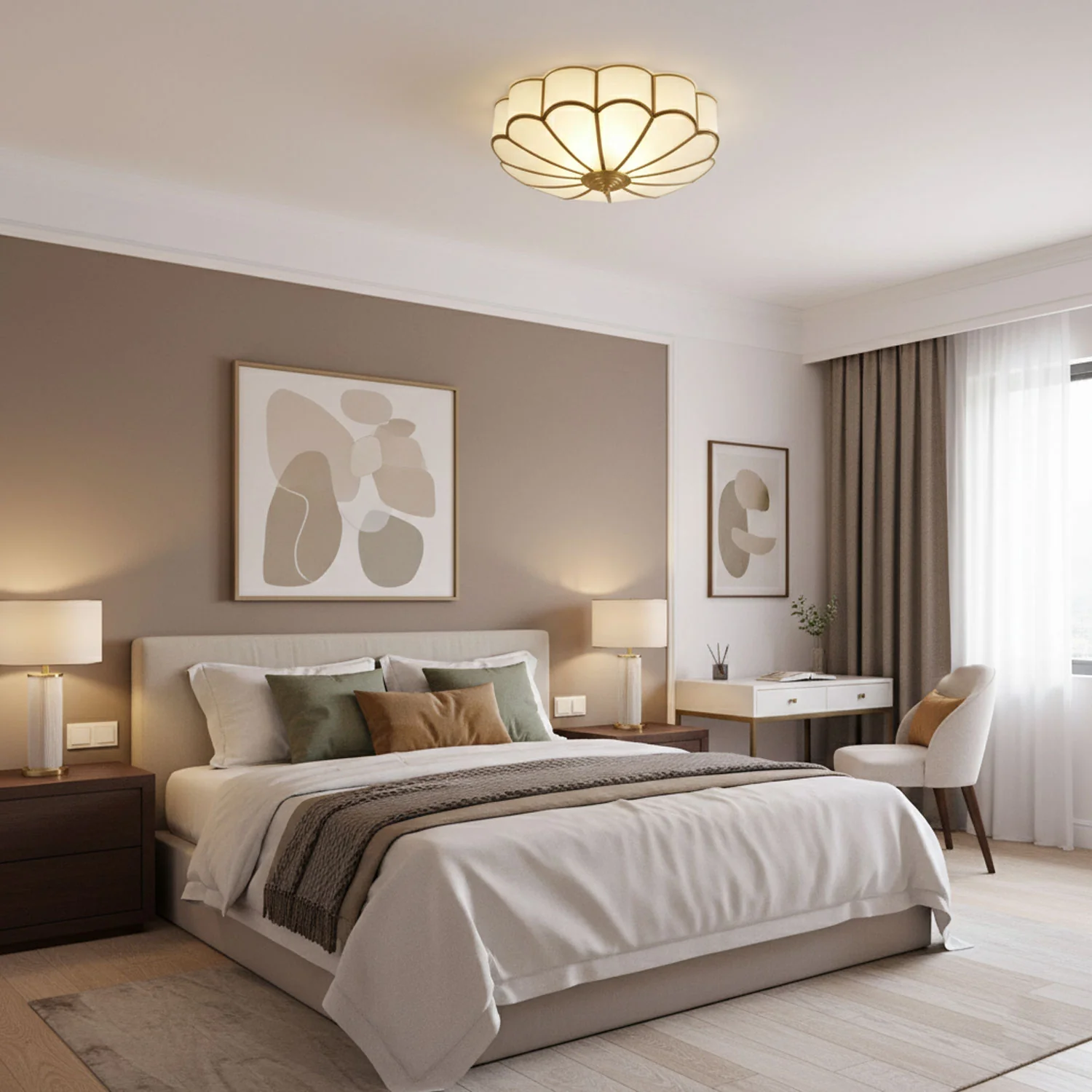 Flower Shape Glass Recessed Ceiling Light - Image 8