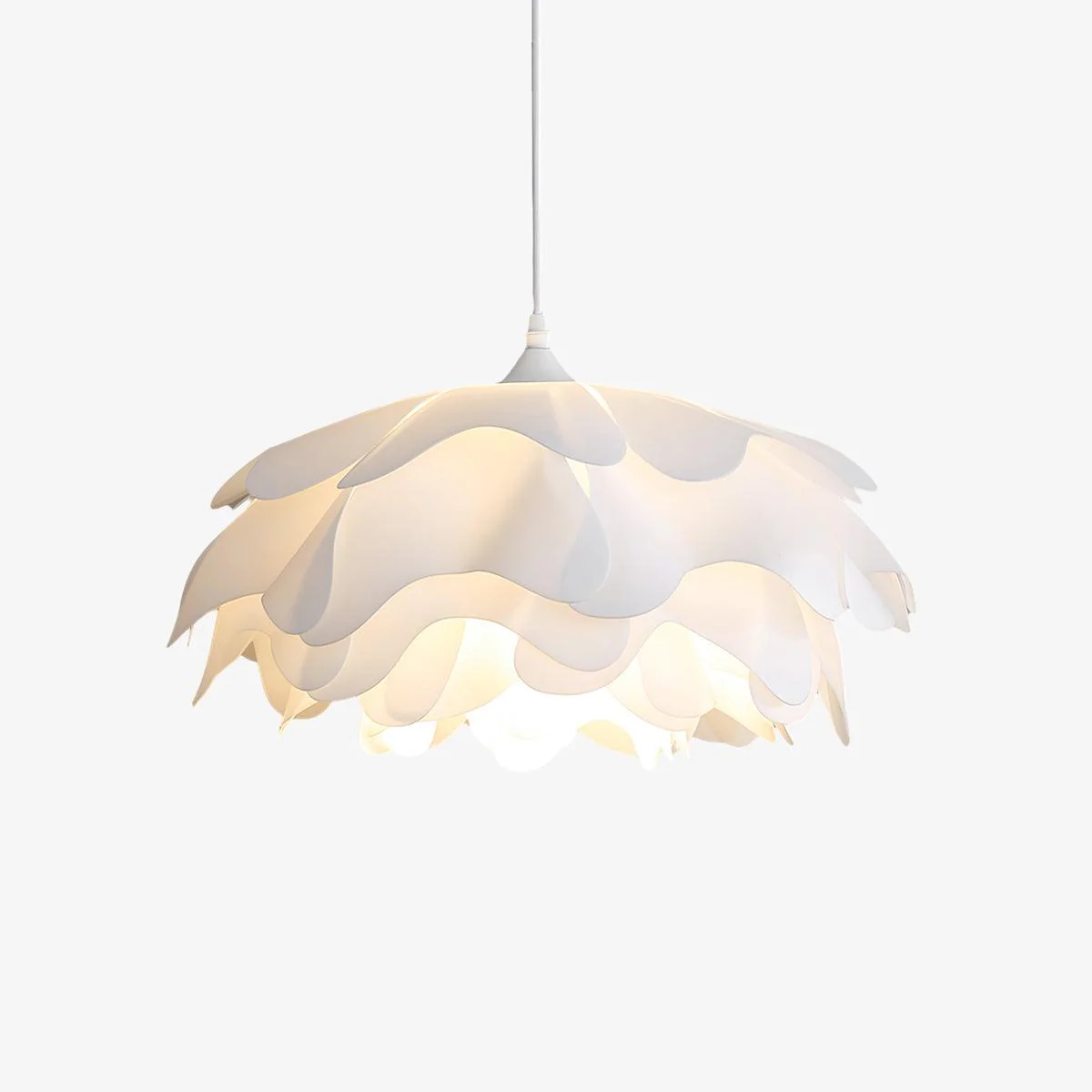 Flower Shaped White Pendant Lamp - Image 27