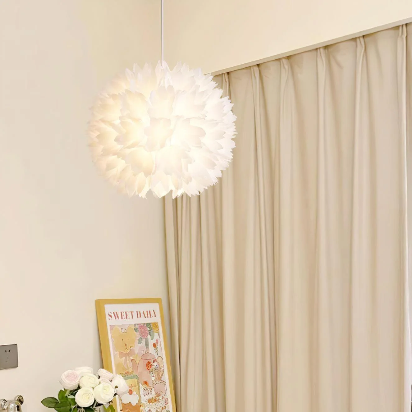 Flowers Ball Pendant Light - Image 5