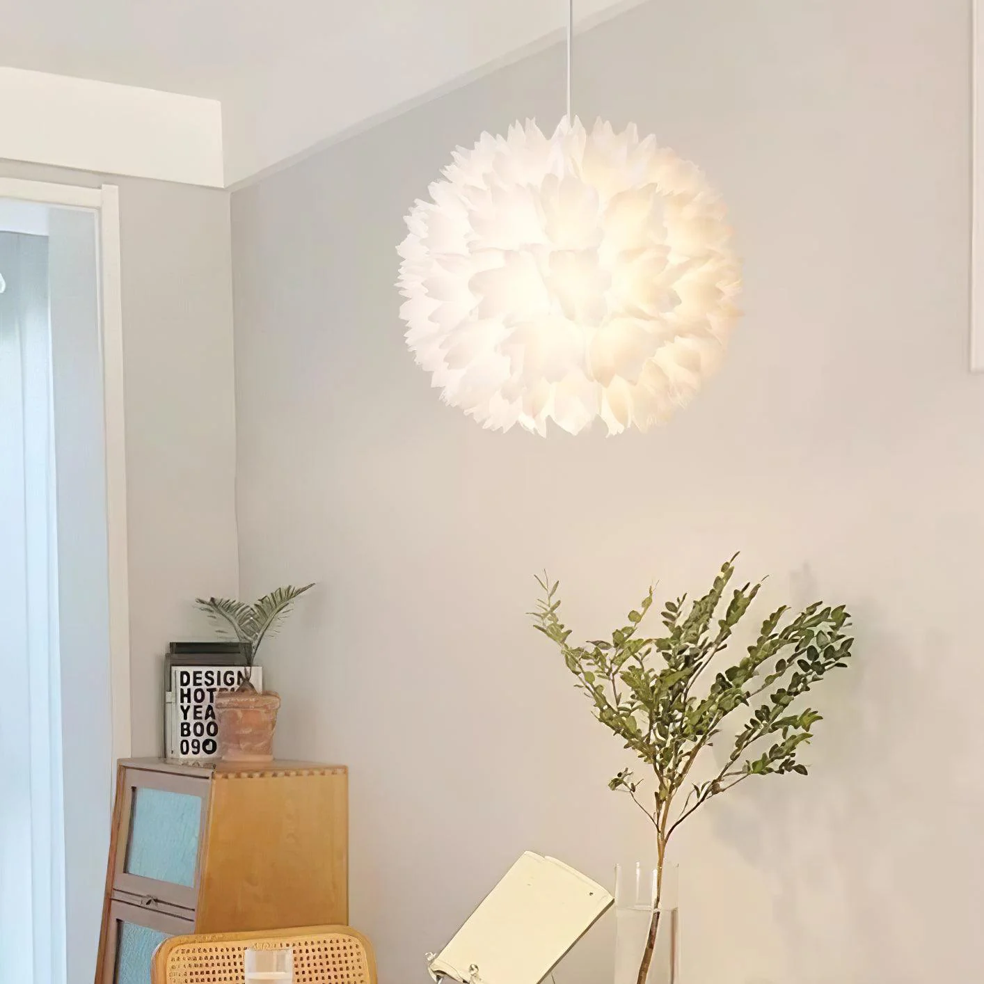 Flowers Ball Pendant Light - Image 8