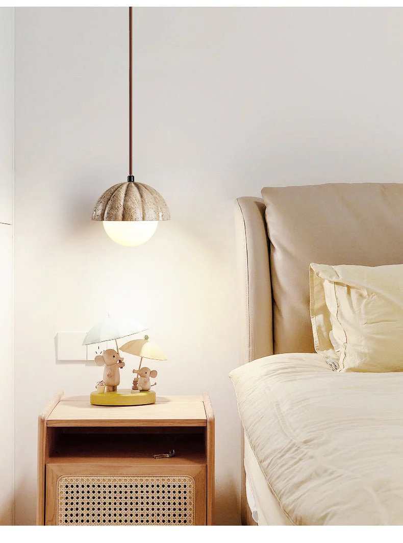 Fluted Orb Pendant Lamp - Image 7