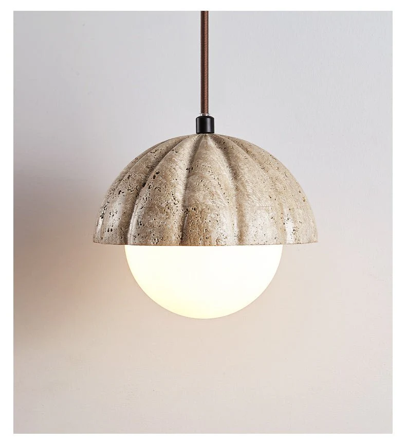 Fluted Orb Pendant Lamp - Image 9