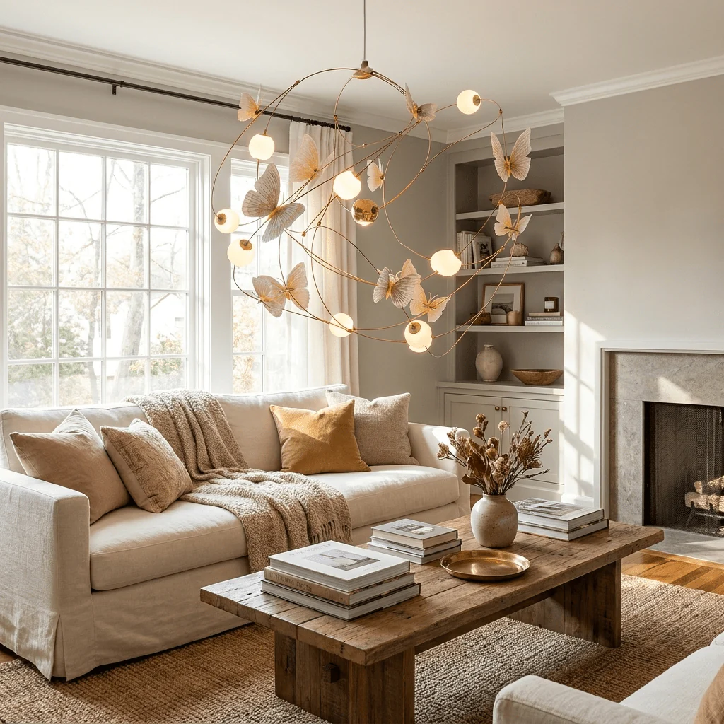 Flutter Orbit Butterfly Chandelier - Image 5
