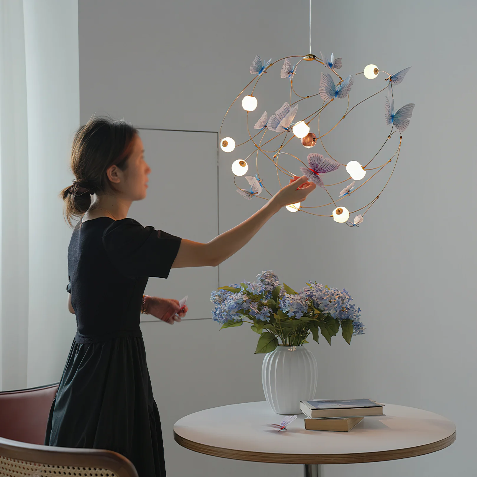 Flutter Orbit Butterfly Chandelier - Image 6